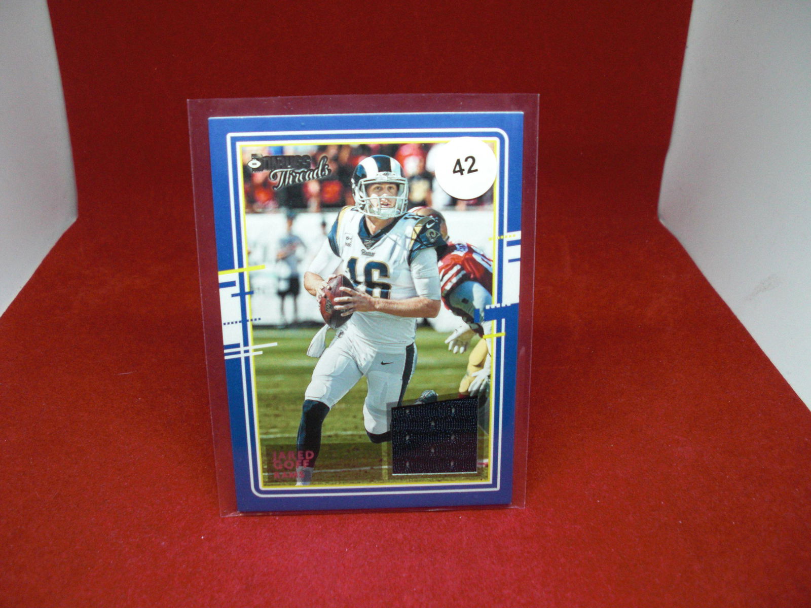 jared goff jersey card (1 of 1)