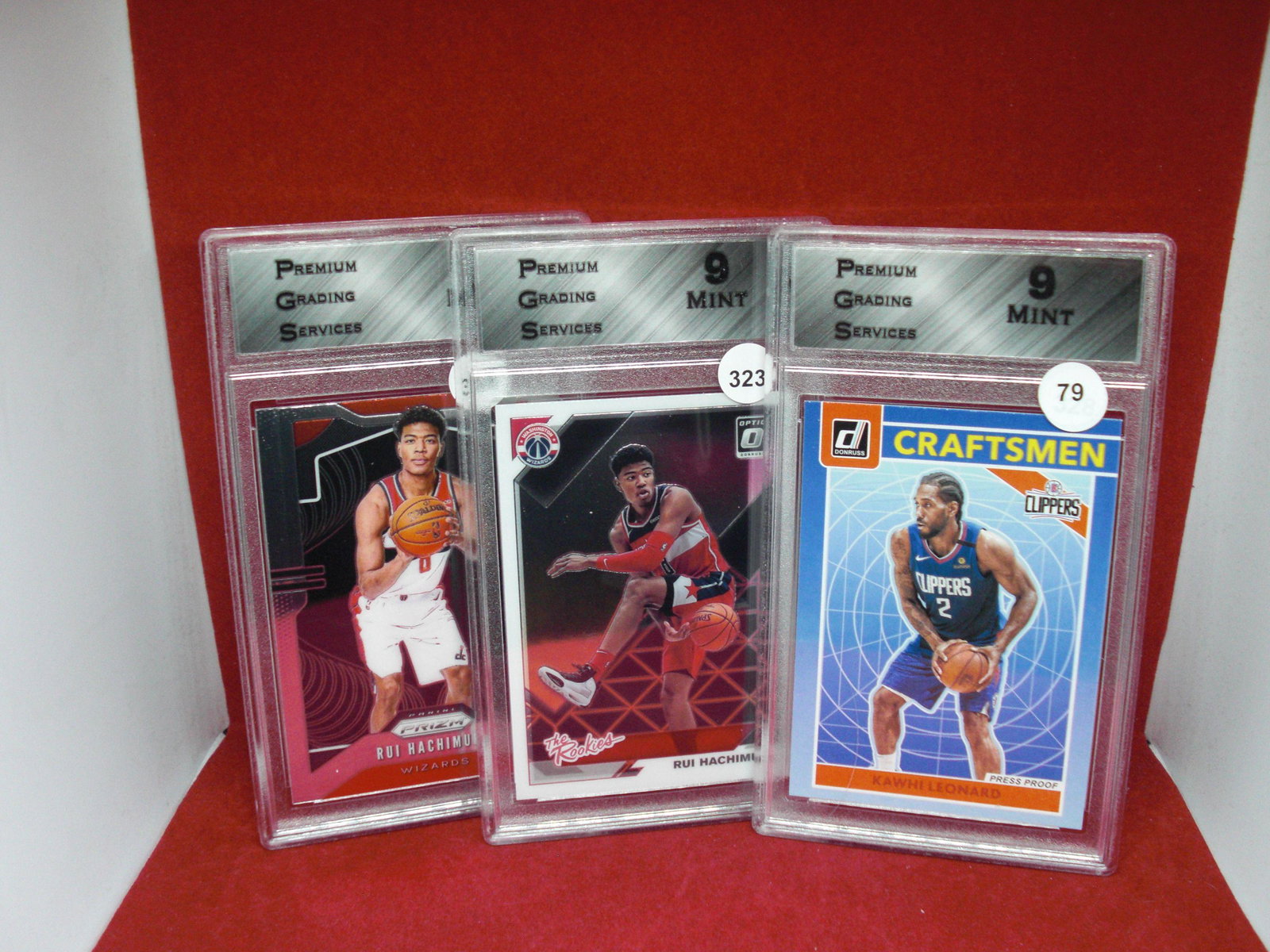 lot of 3 graded basketball cards pgs 9's (1 of 1)