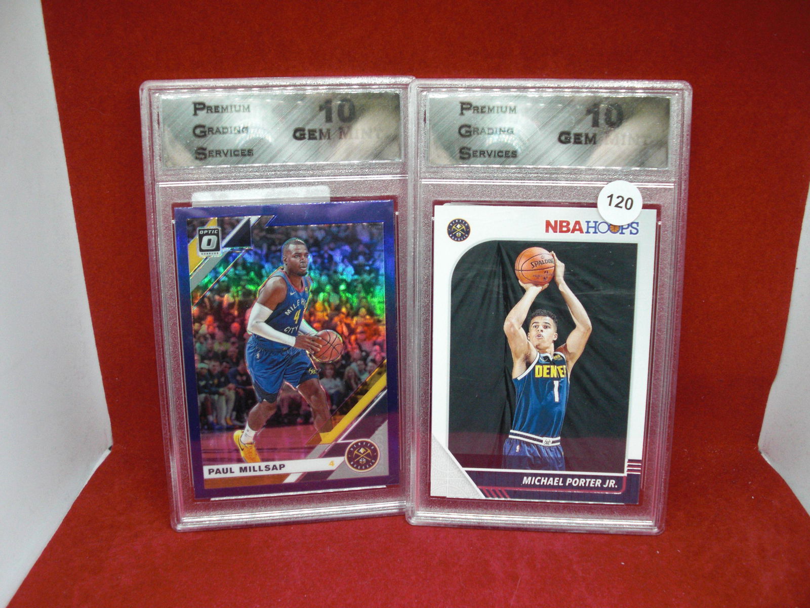 lot of 3 pgs graded basketball cards gem 10's (1 of 1)