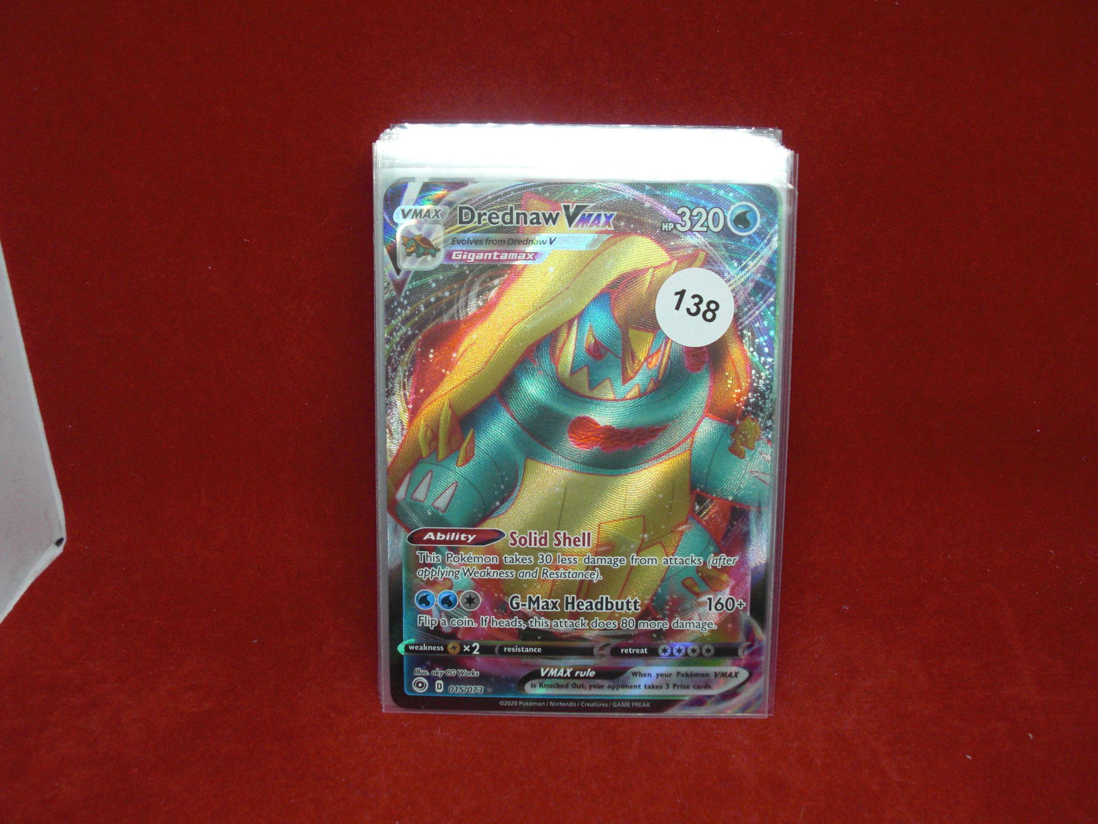 drednaw vmax pokemon card (1 of 1)