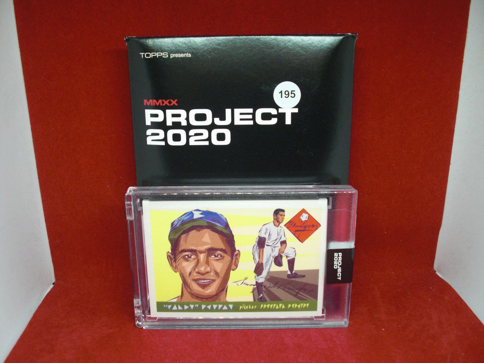 sandy koufax topps project 2020 encased card (1 of 1)
