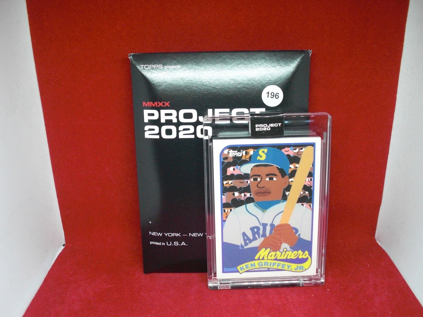 ken griffey jr. topps project 2020 encased card (1 of 1)