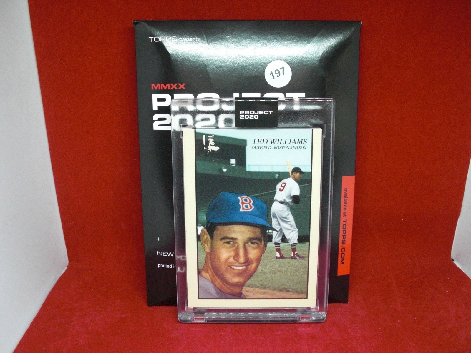 ted williams topps project 2020 encased card (1 of 1)