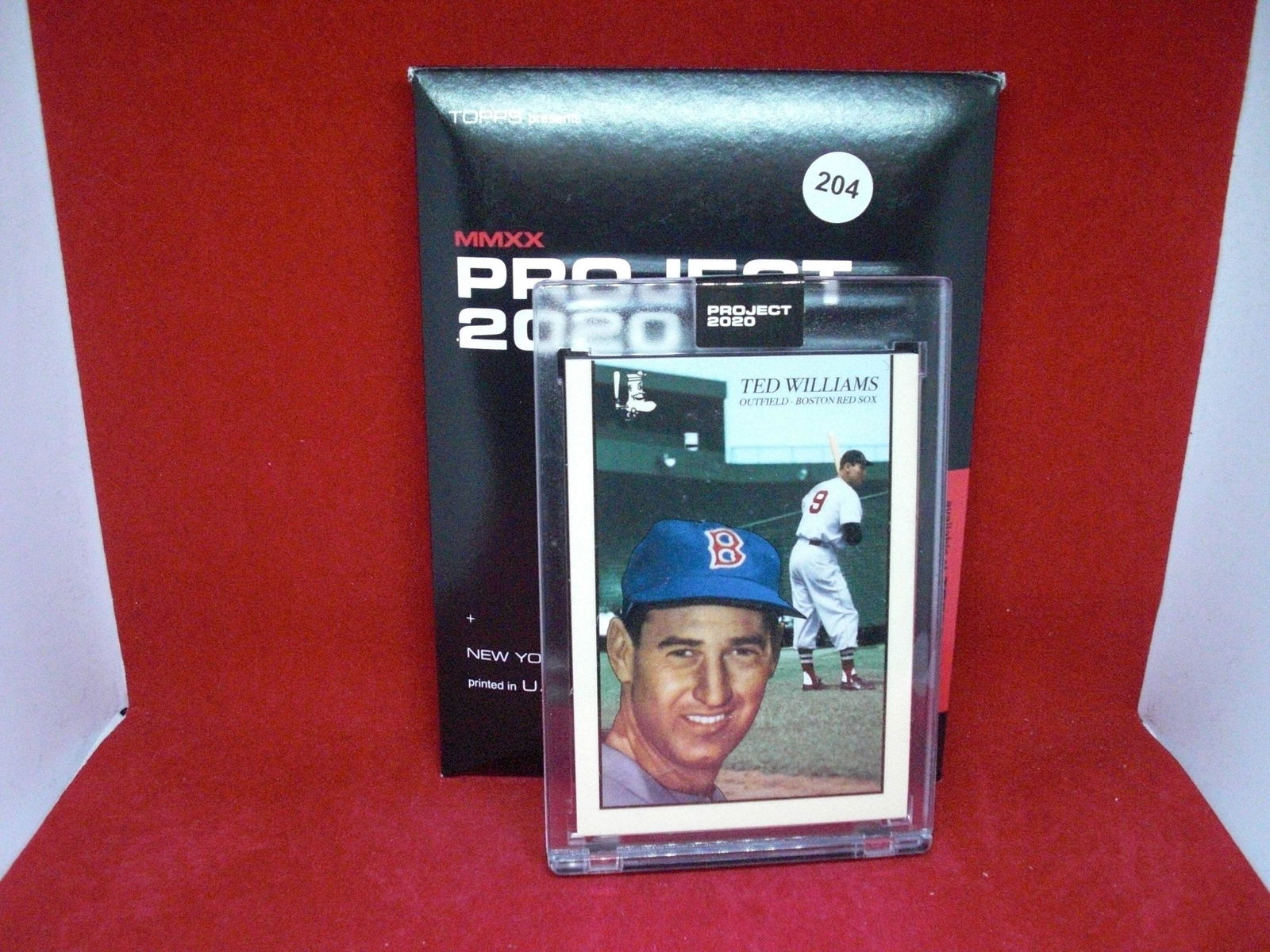 ted williams topps project 2020 encased card (1 of 1)
