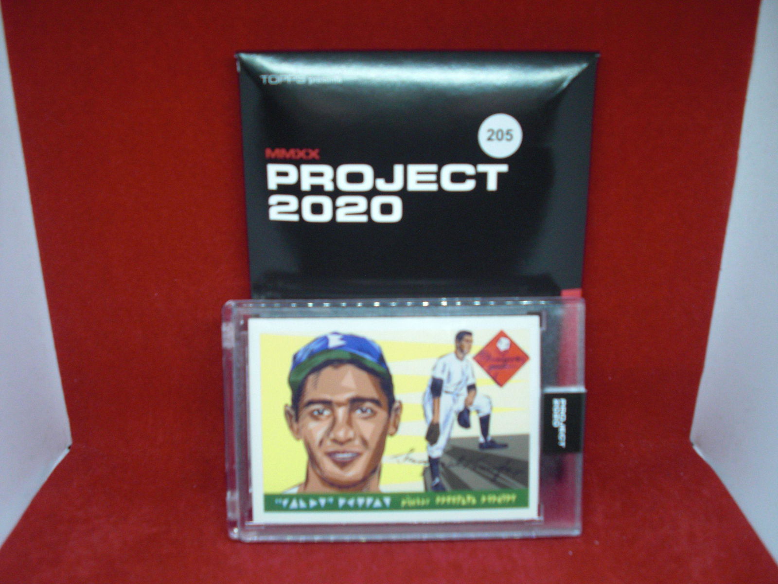 sandy koufax topps project 2020 encased card (1 of 1)