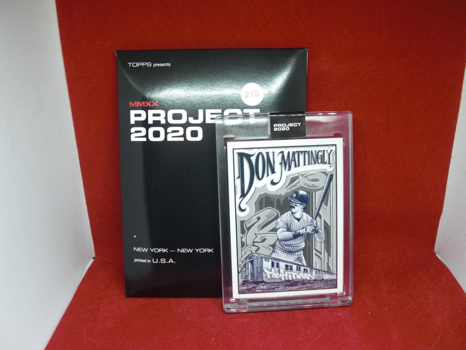 don mattingly topps project 2020 encased card (1 of 1)