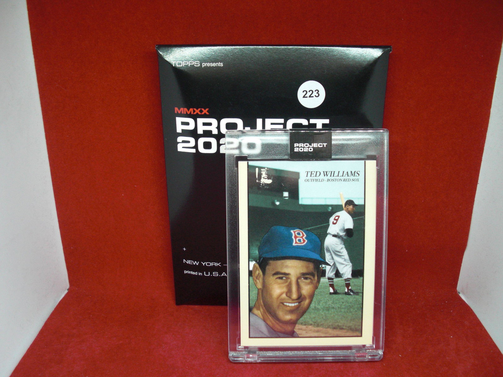 ted williams topps project 2020 encased card (1 of 1)