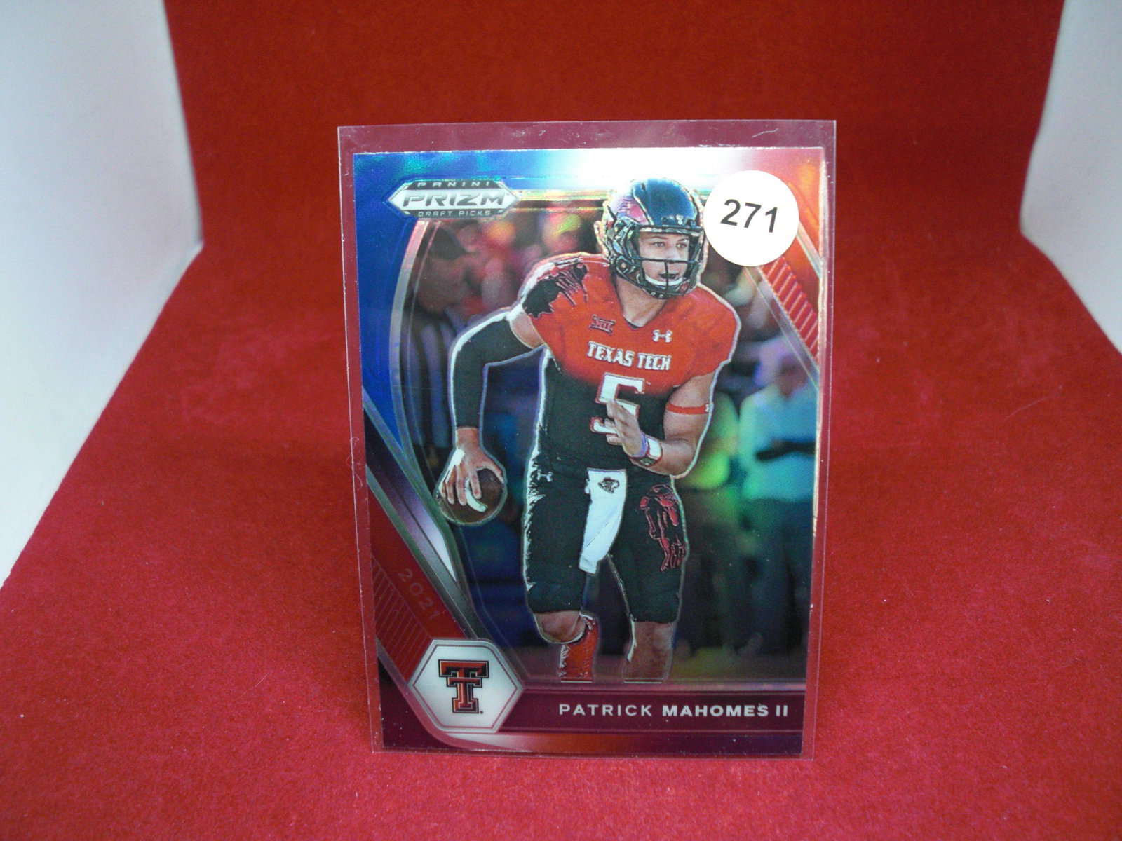 Patrick mahomes red white and blue prism: Patrick mahomes red white and blue prism