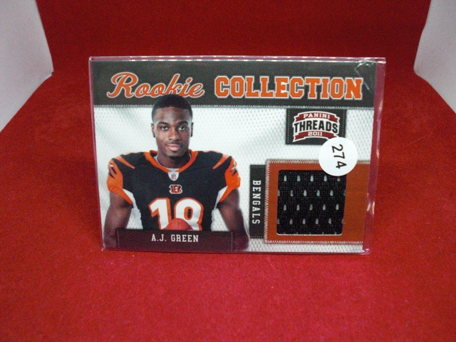 AJ green rookie jersey card 070/299 (1 of 1)