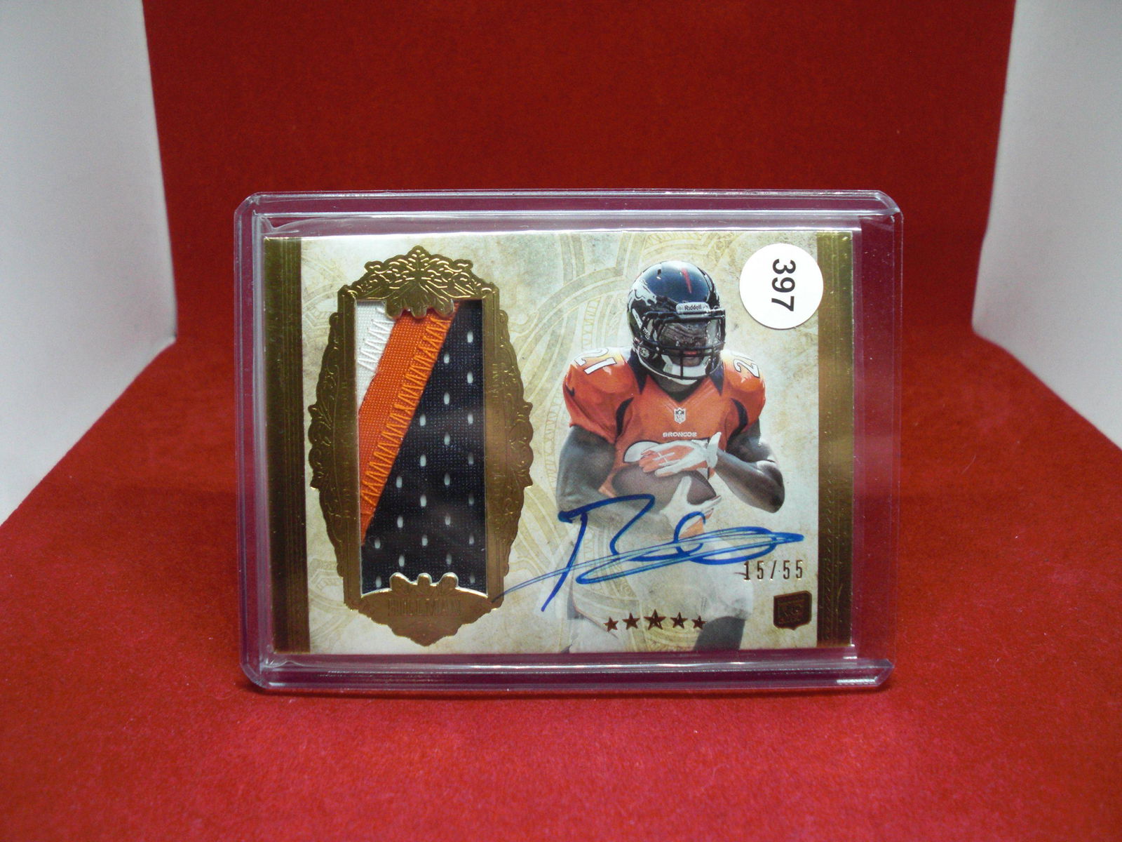 Ronnie Hillman rookie patch auto 15/55 (1 of 1)