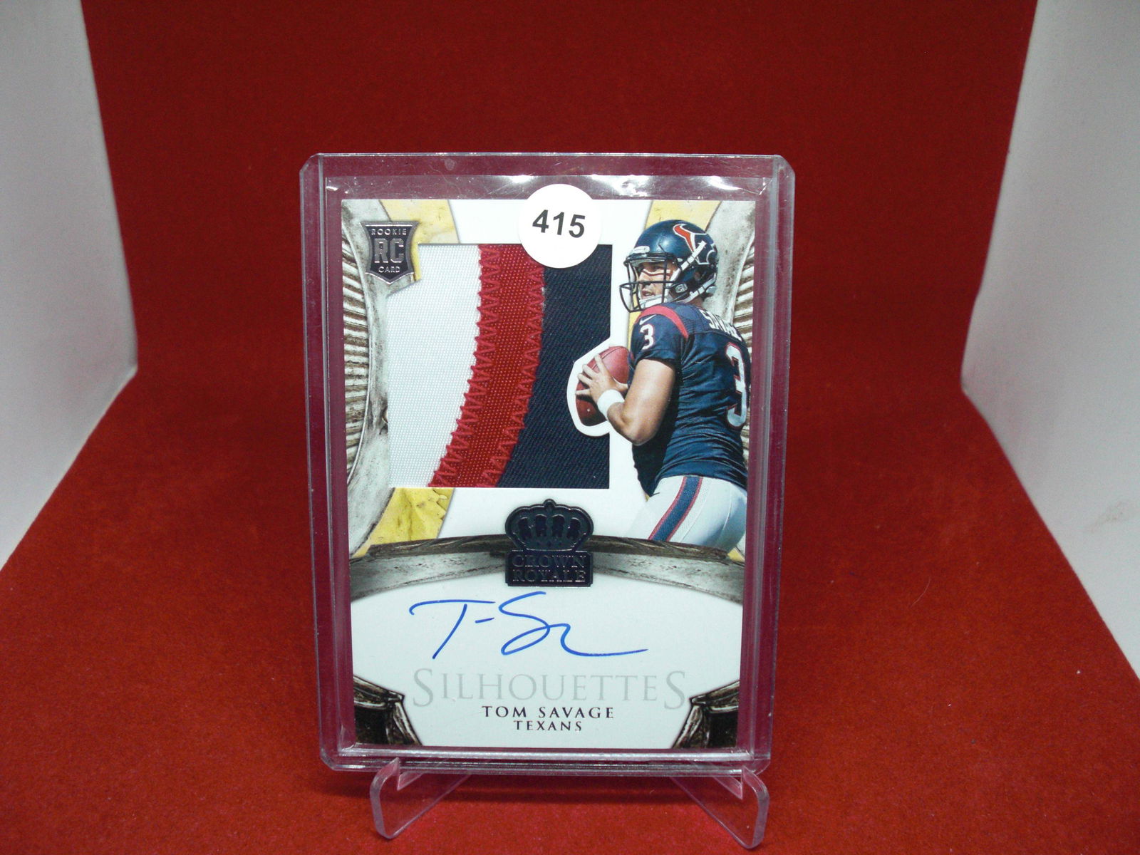 tom savage jersey patch auto 29/99 (1 of 1)