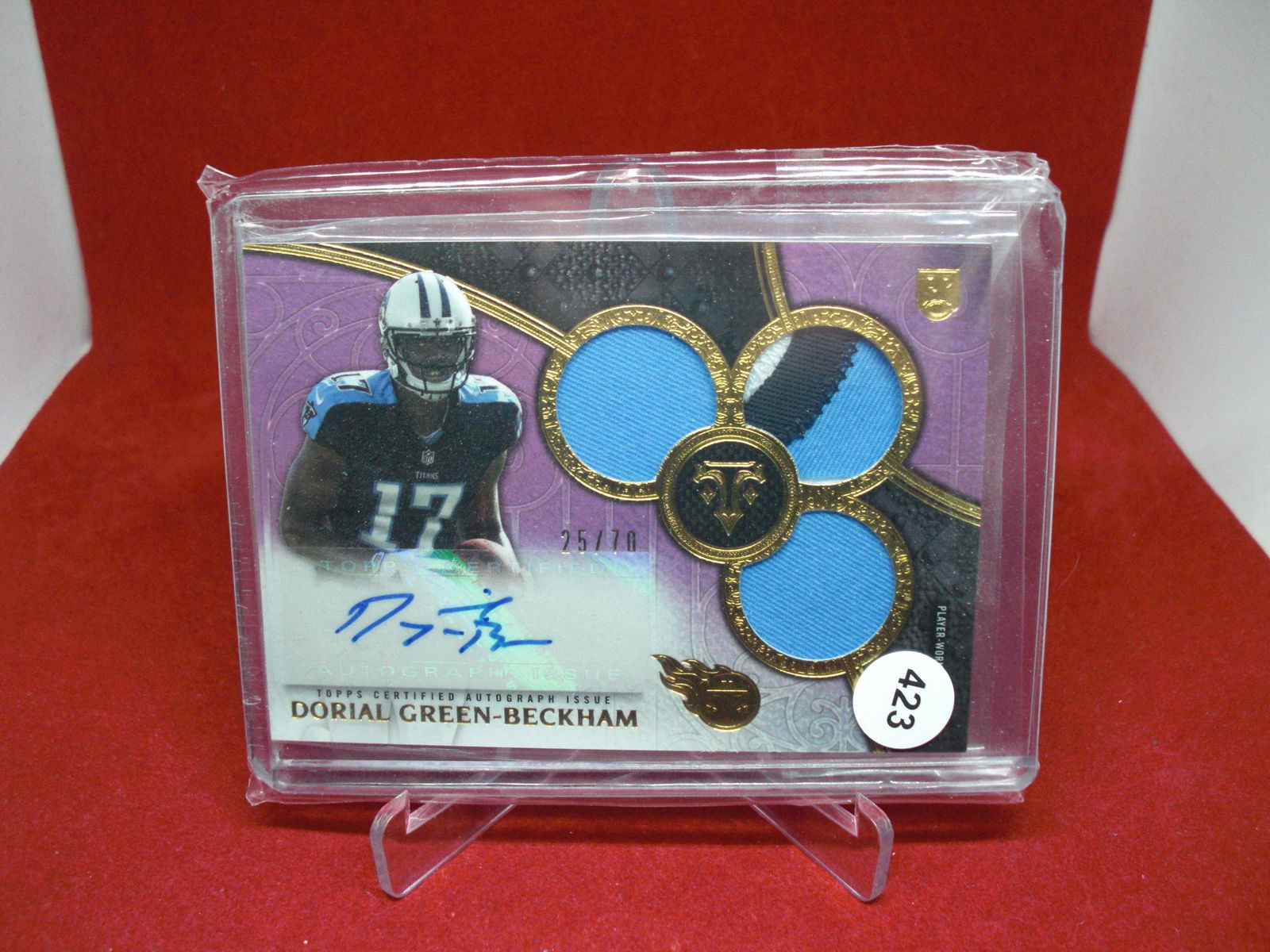 dorian green beckham rookie patch auto 25/70 (1 of 1)