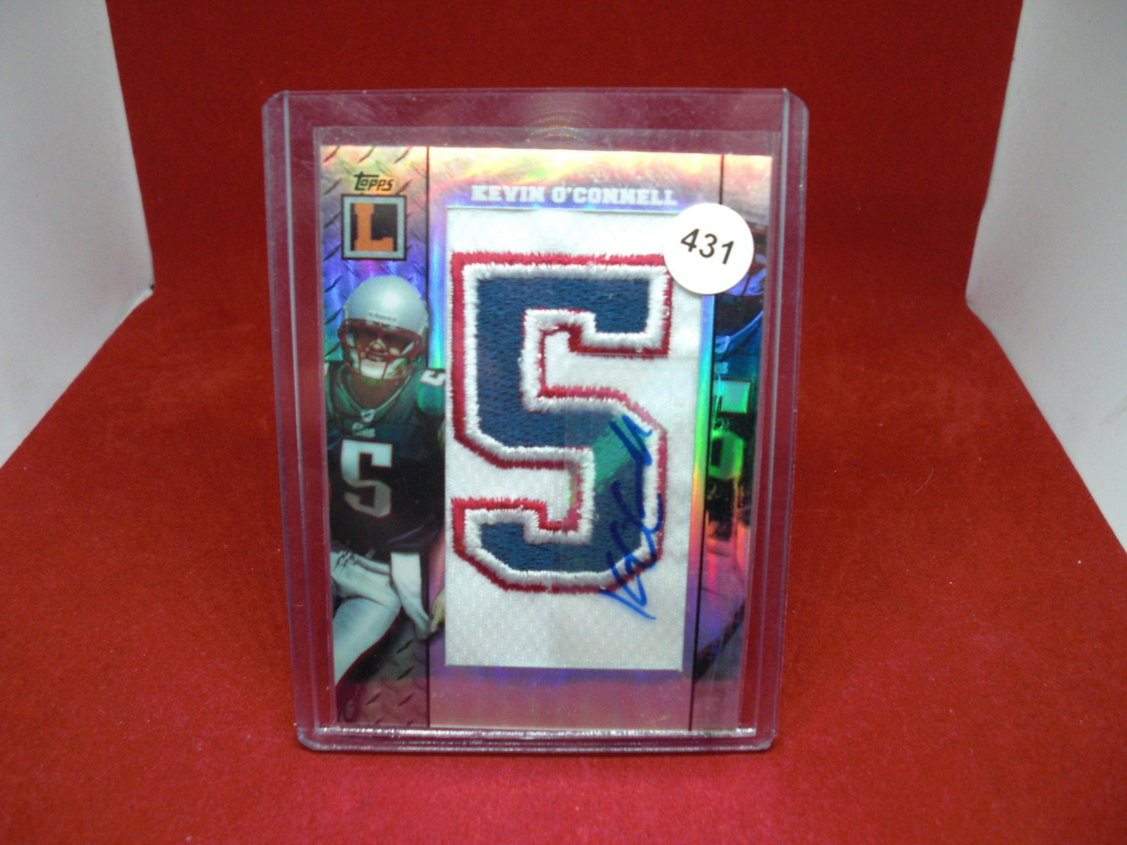 kevin oconnell lettermen patch auto 16/25 (1 of 1)