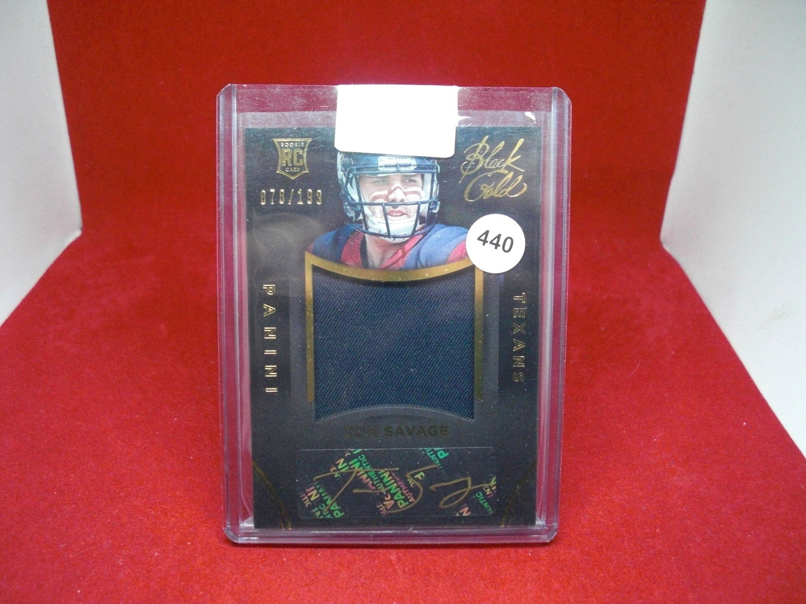 tom savage black gold auto 073/199 (1 of 1)