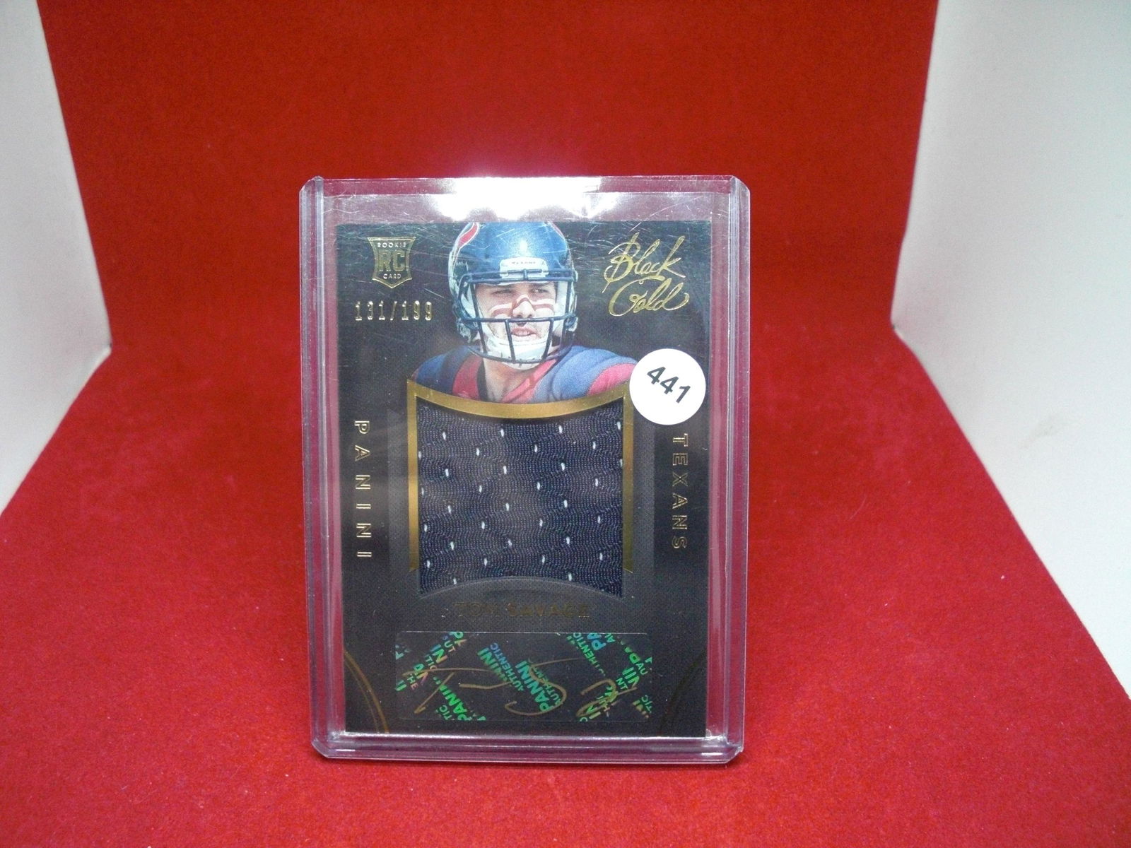 tom savage black gold auto 131/199 (1 of 1)