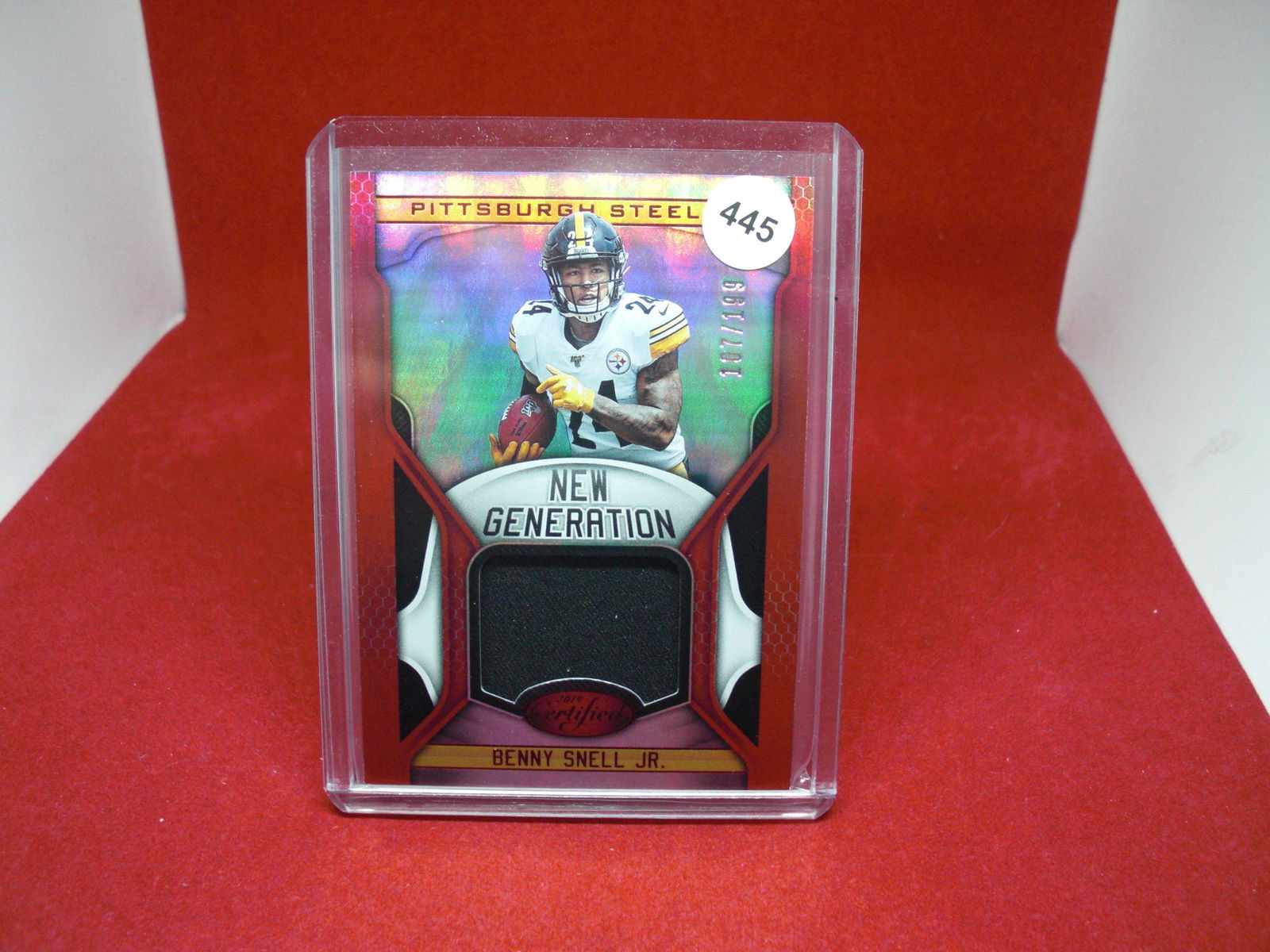 benny snell new generation jersey card 067/199 (1 of 1)
