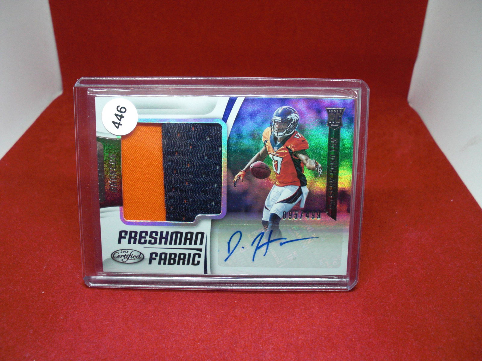 daesean hamilton rookie patch auto 095/499 (1 of 1)