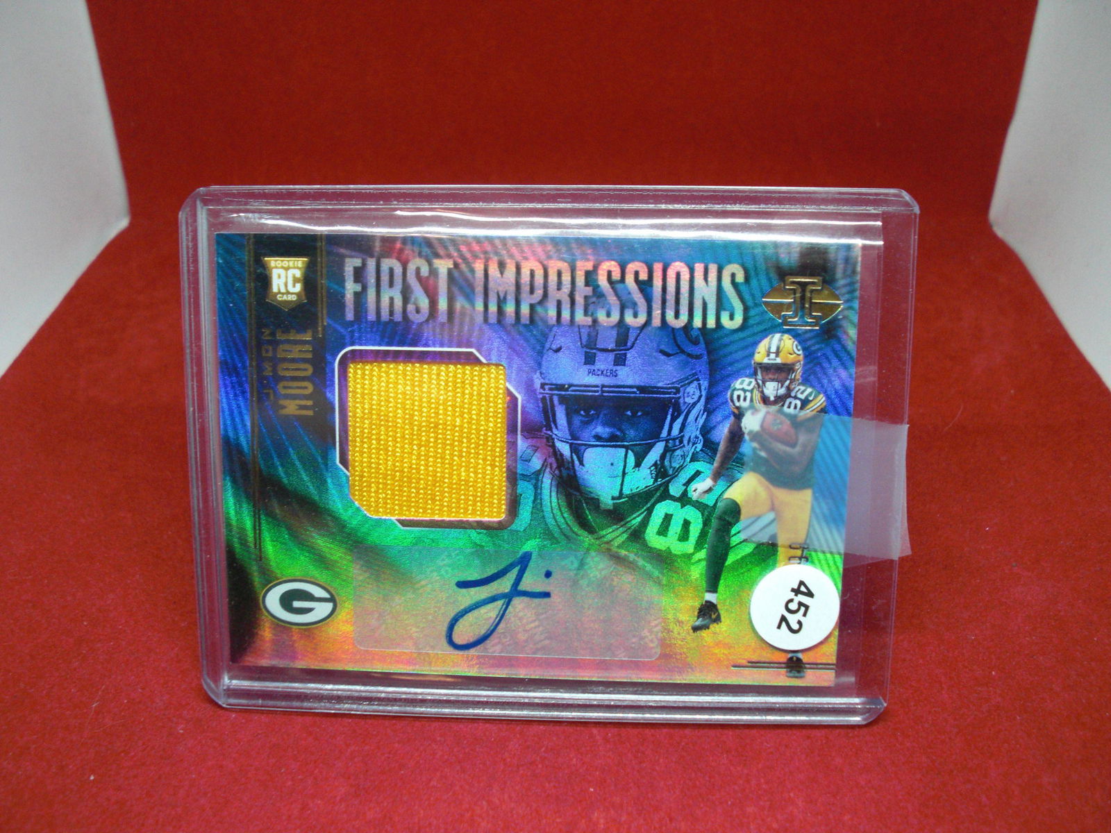 jmon moore rookie jersey auto (1 of 1)