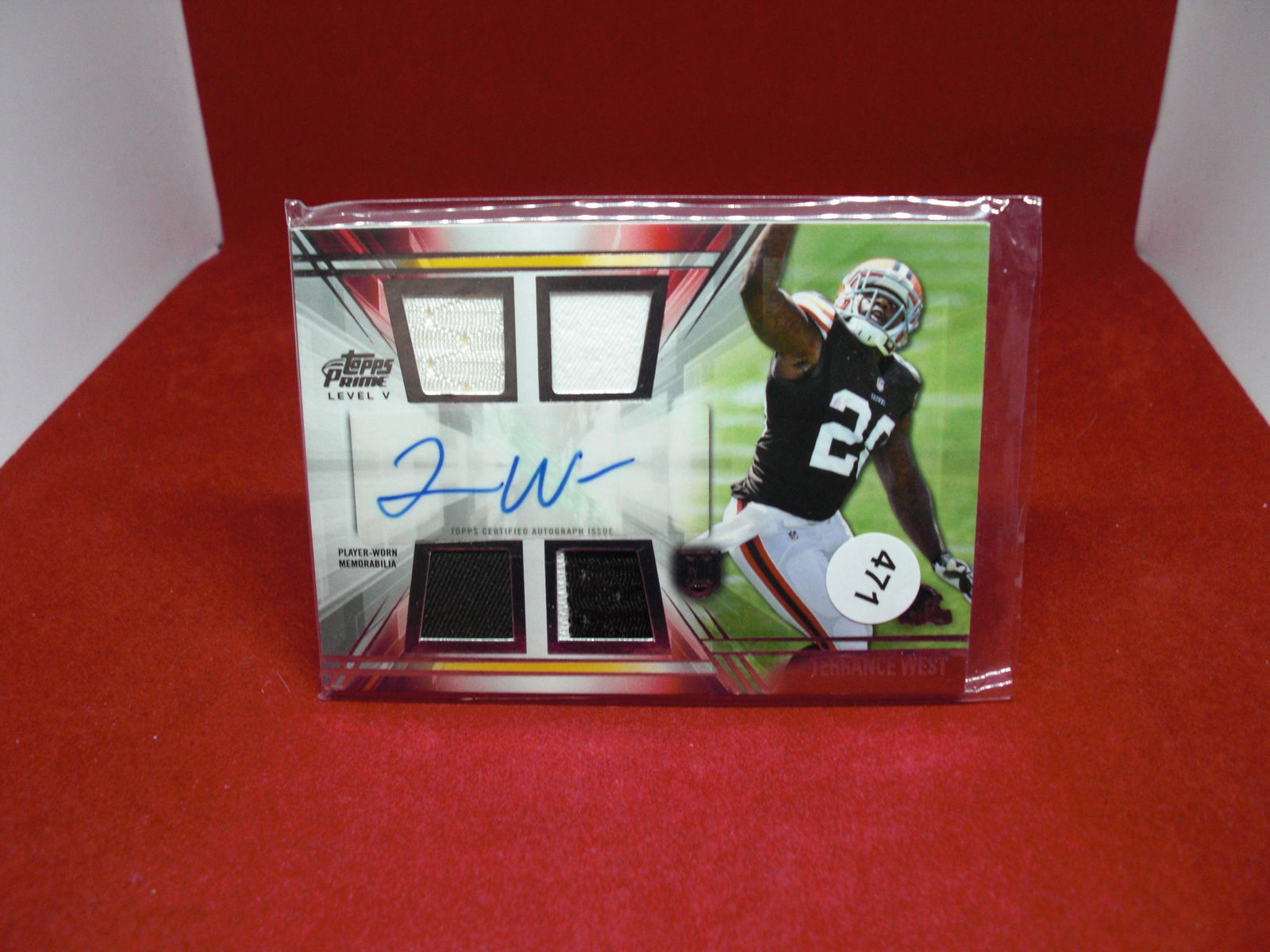 terrance West rookie patch auto (1 of 1)