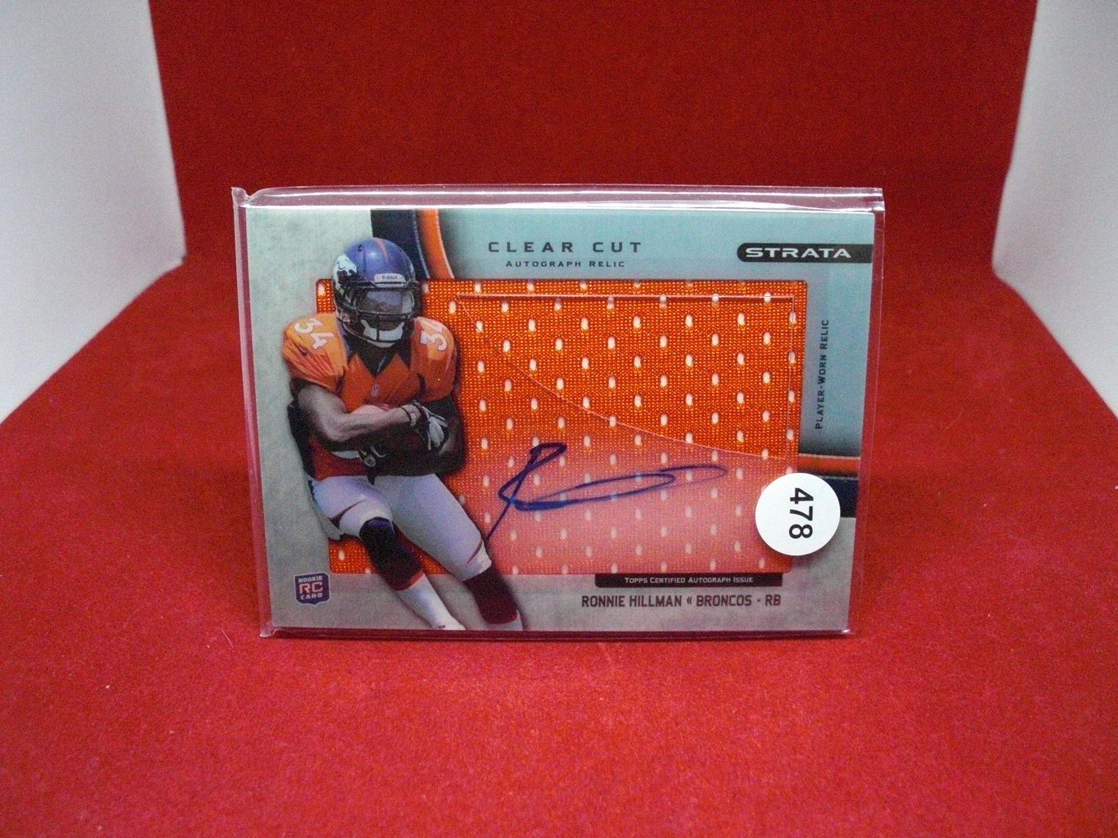 ronnie Hillman rookie patch auto (1 of 1)