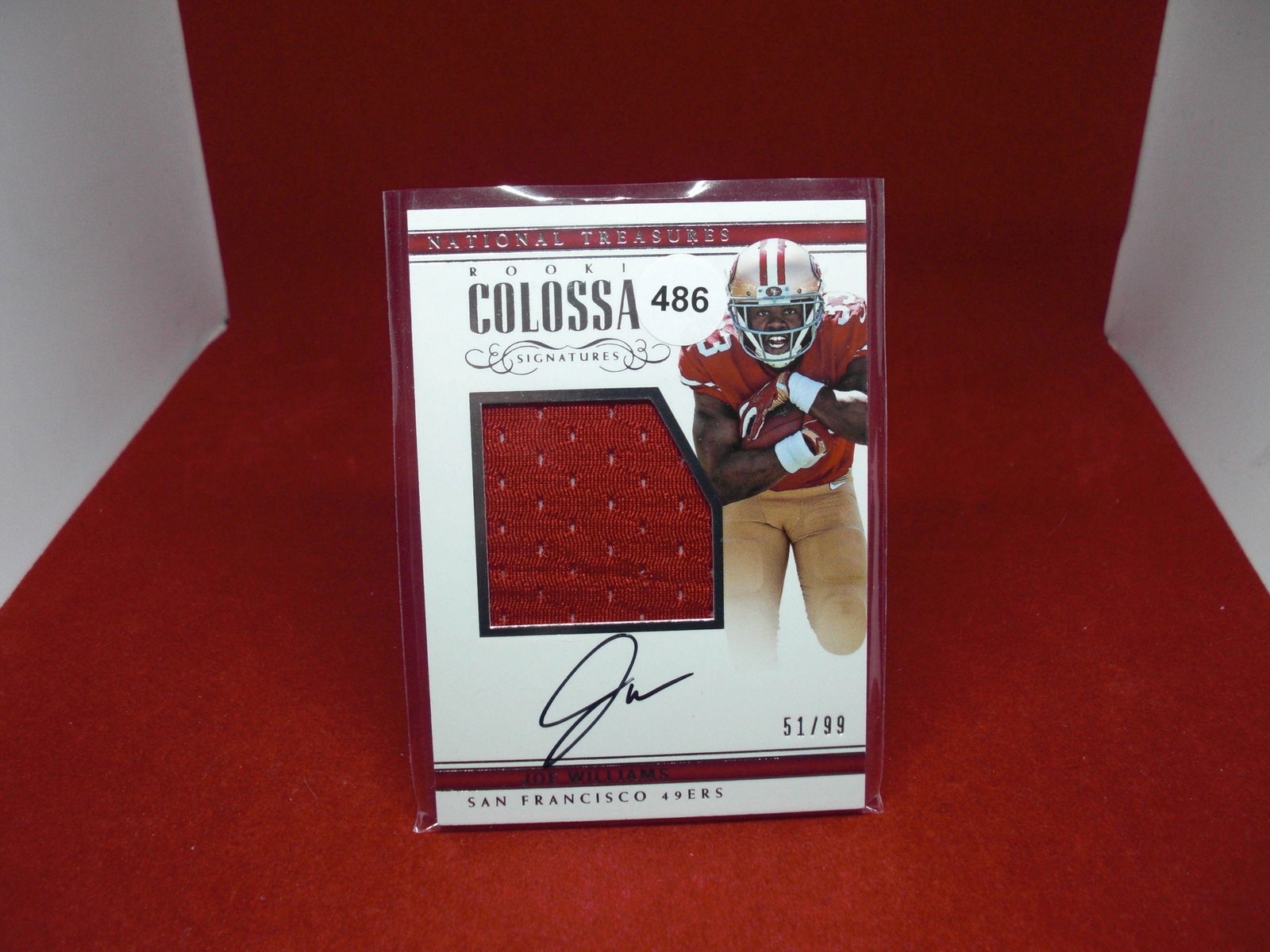 Joe Williams colossal patch auto 51/99 (1 of 1)
