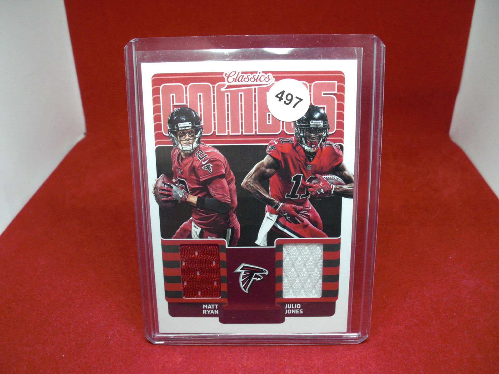 Matt Ryan Julio Jones dual jersey card (1 of 1)