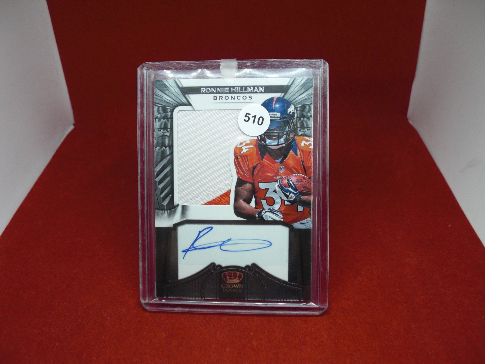 ronnie hillman patch auto 331/349 (1 of 1)