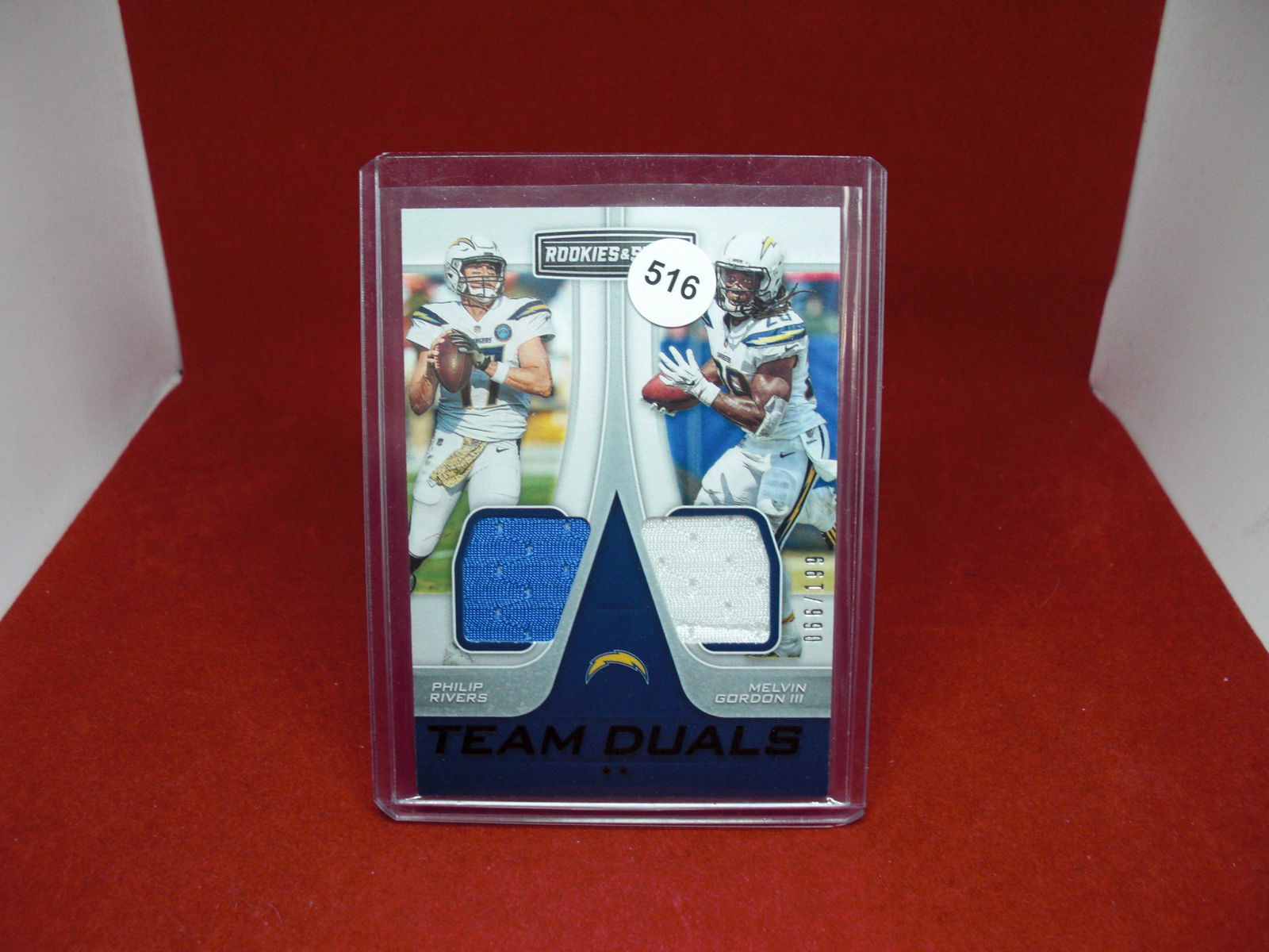 philip rivers melvin gordon dual patch 066/199 (1 of 1)