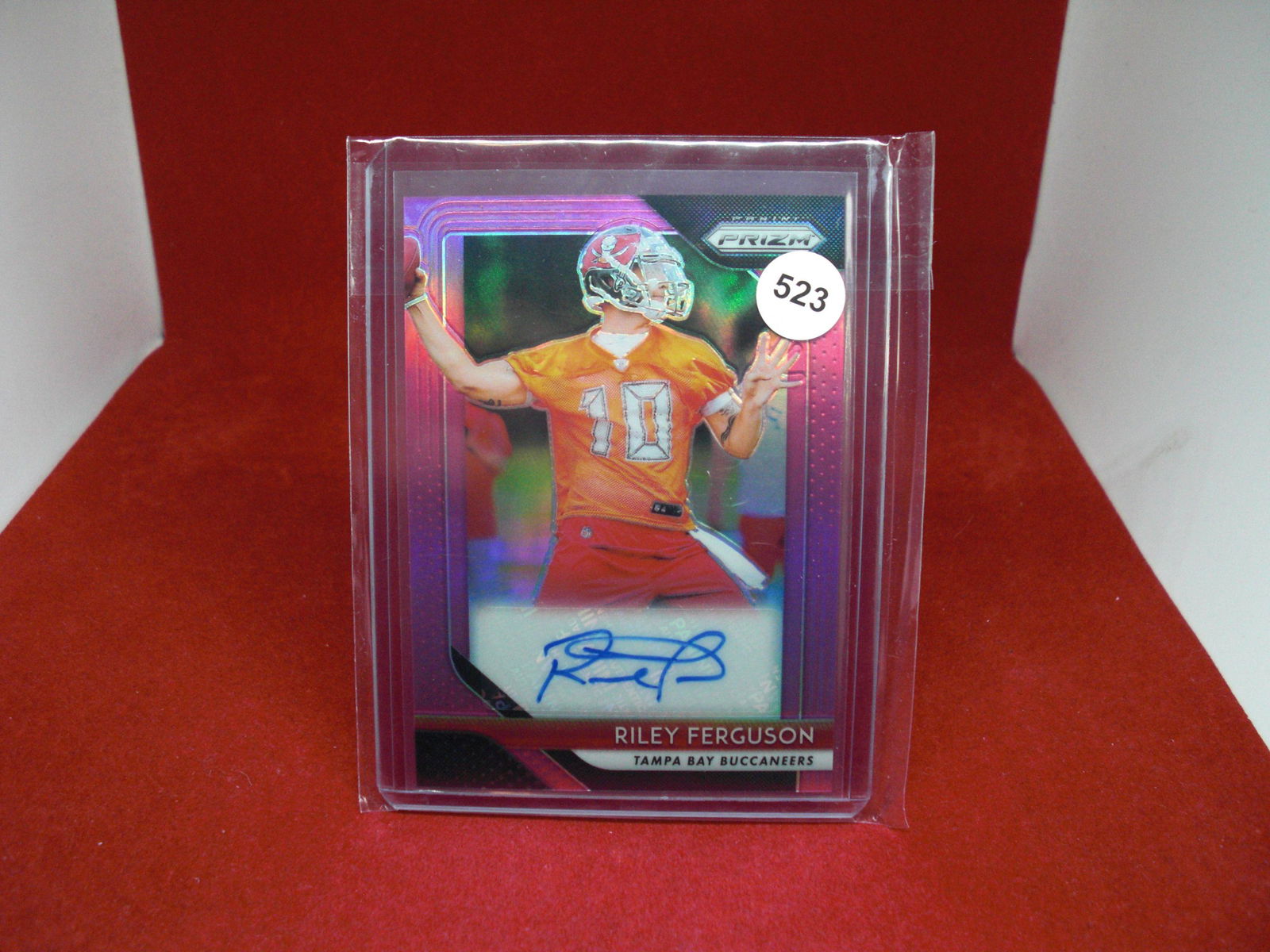 Riley Ferguson pink prism auto (1 of 1)