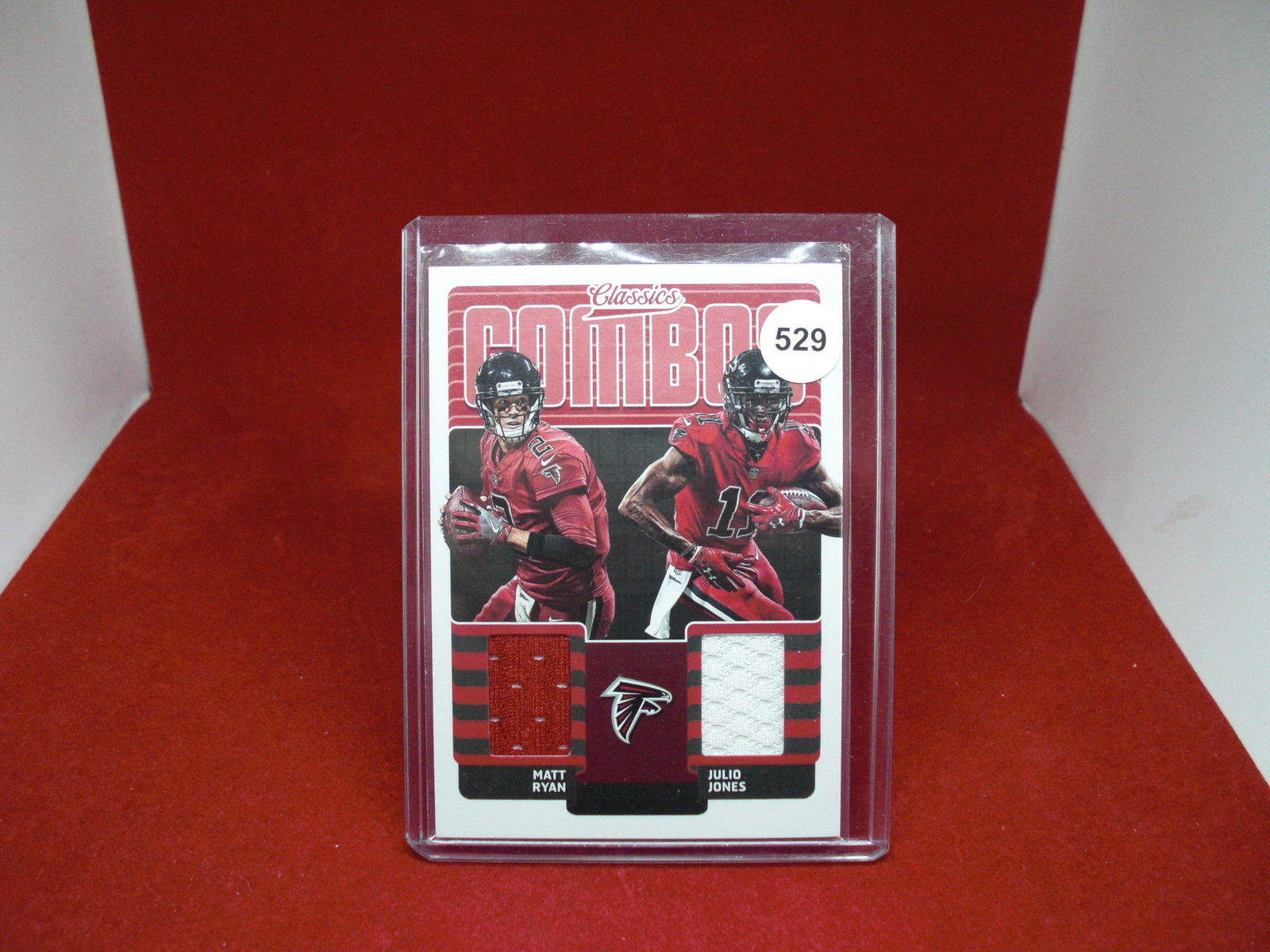 Matt Ryan Julio Jones dual jersey card (1 of 1)