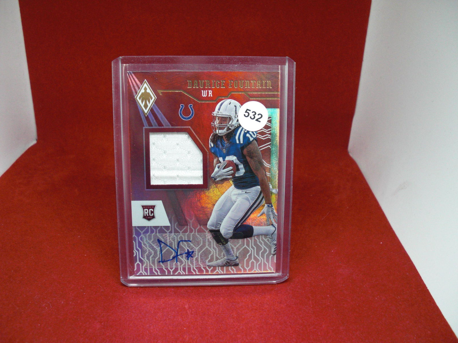 Daurice Fountain rookie patch auto (1 of 1)
