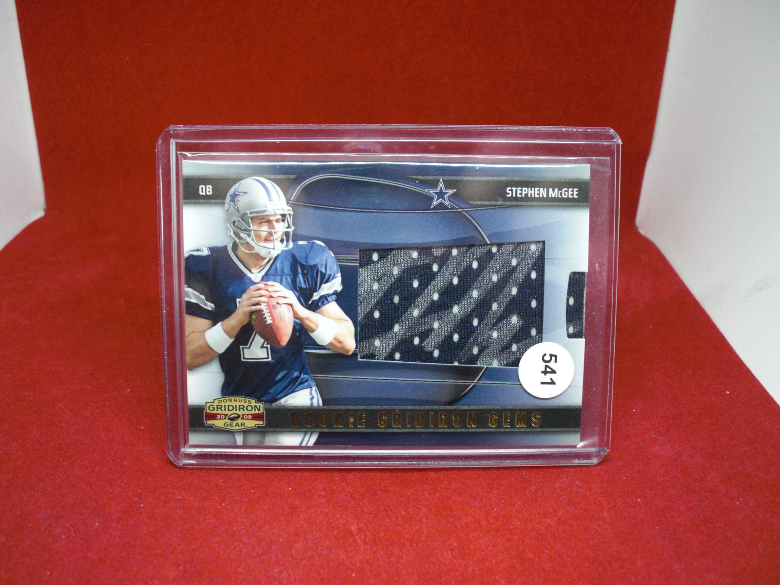stephen mcgee jersey auto 059/100: stephen mcgee jersey auto 059/100