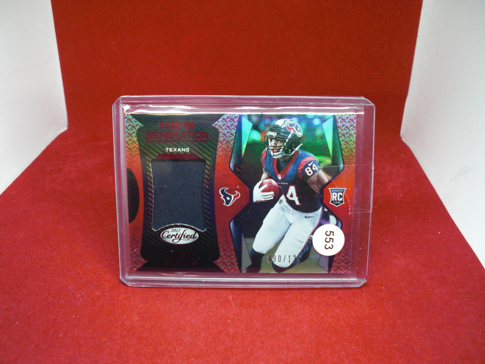 nico collins rookie patch 090/125 (1 of 1)