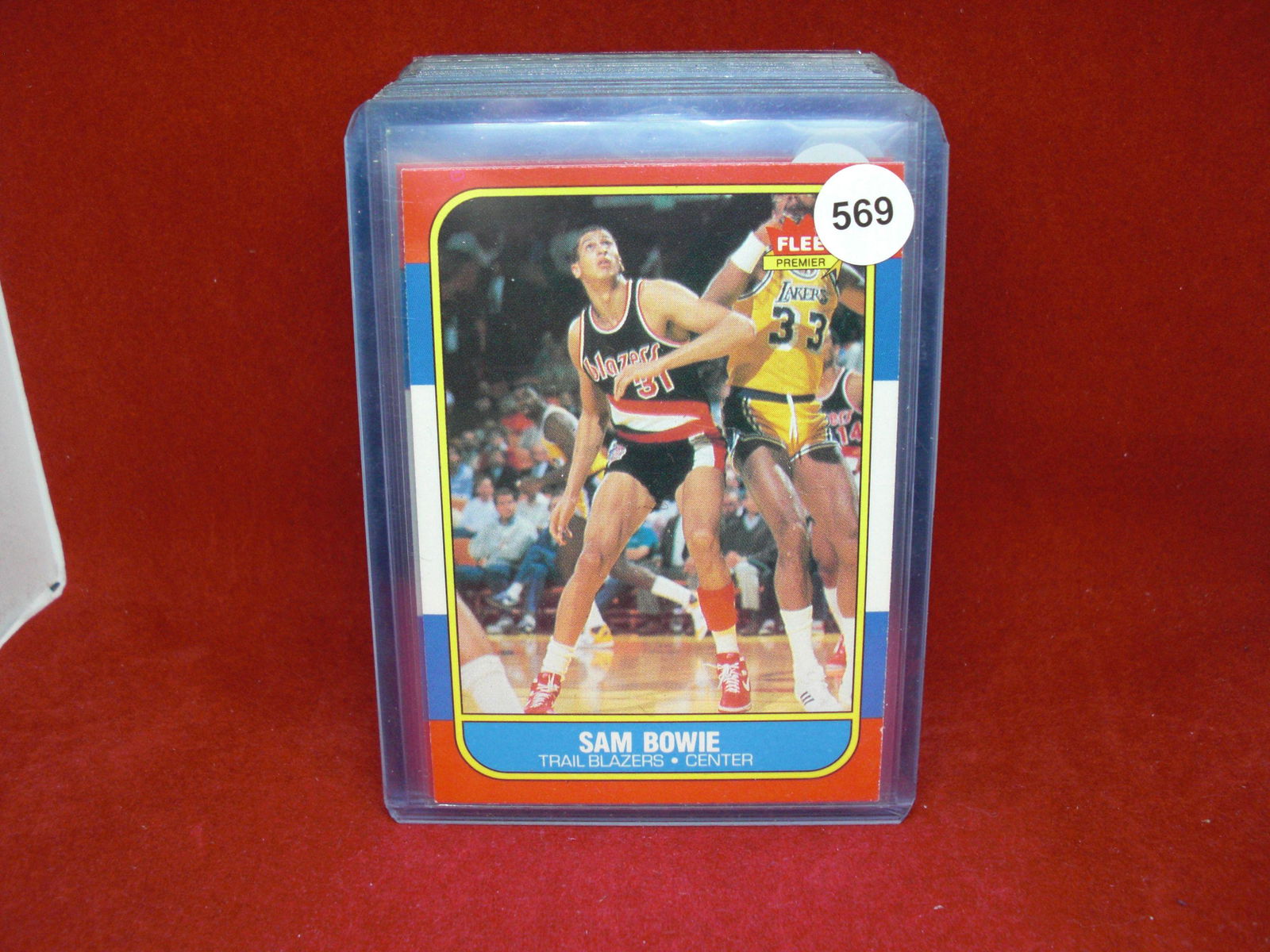 1986 fleer basketball Sam Bowie (1 of 1)