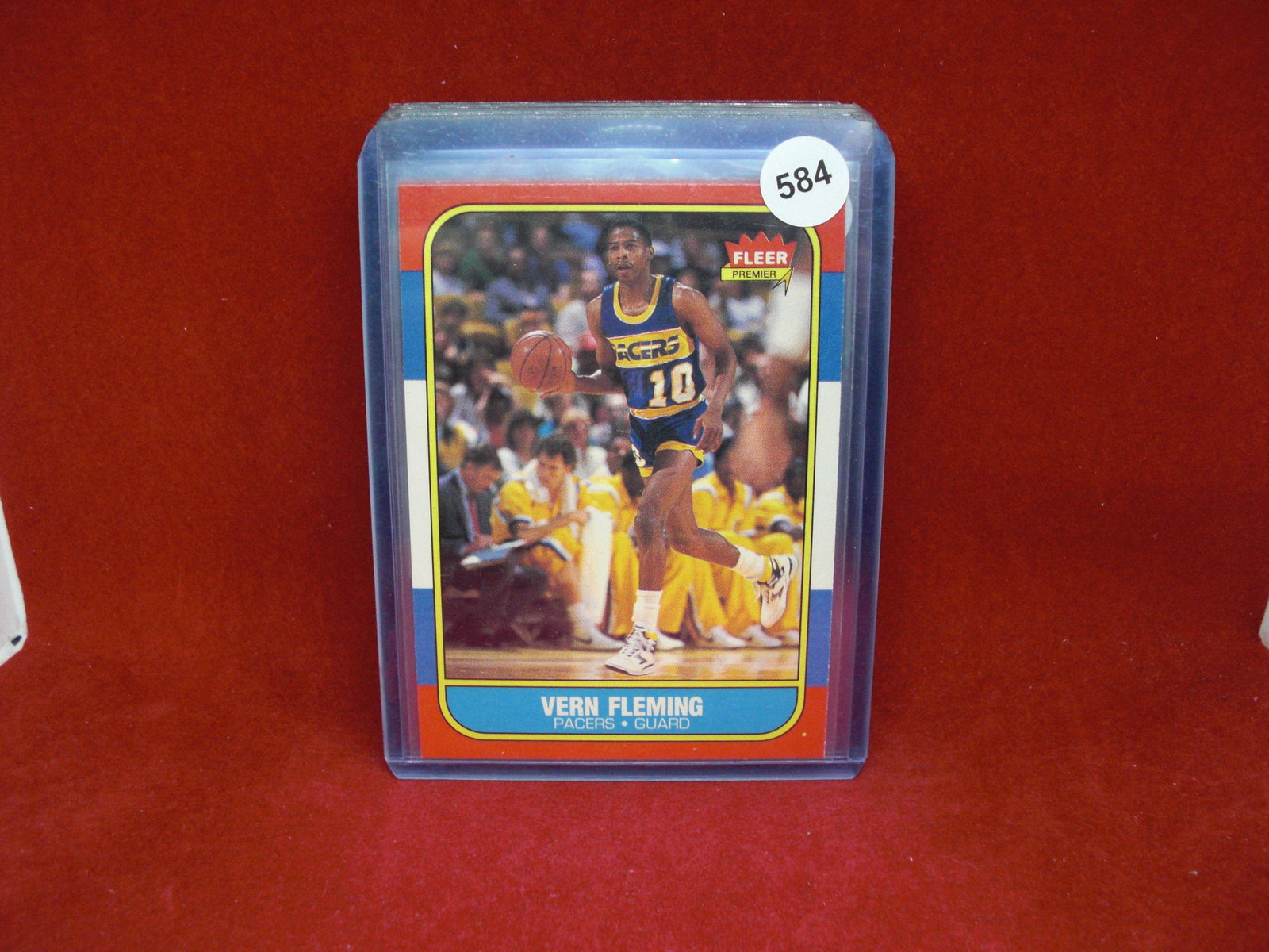 1986 fleer basketball Vern Fleming: better grade 1986 fleer set break!