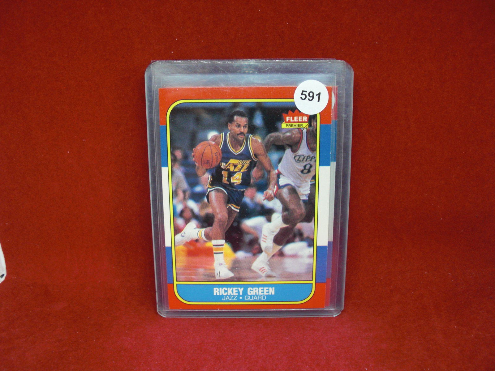 1986 fleer basketball Ricky green (1 of 1)