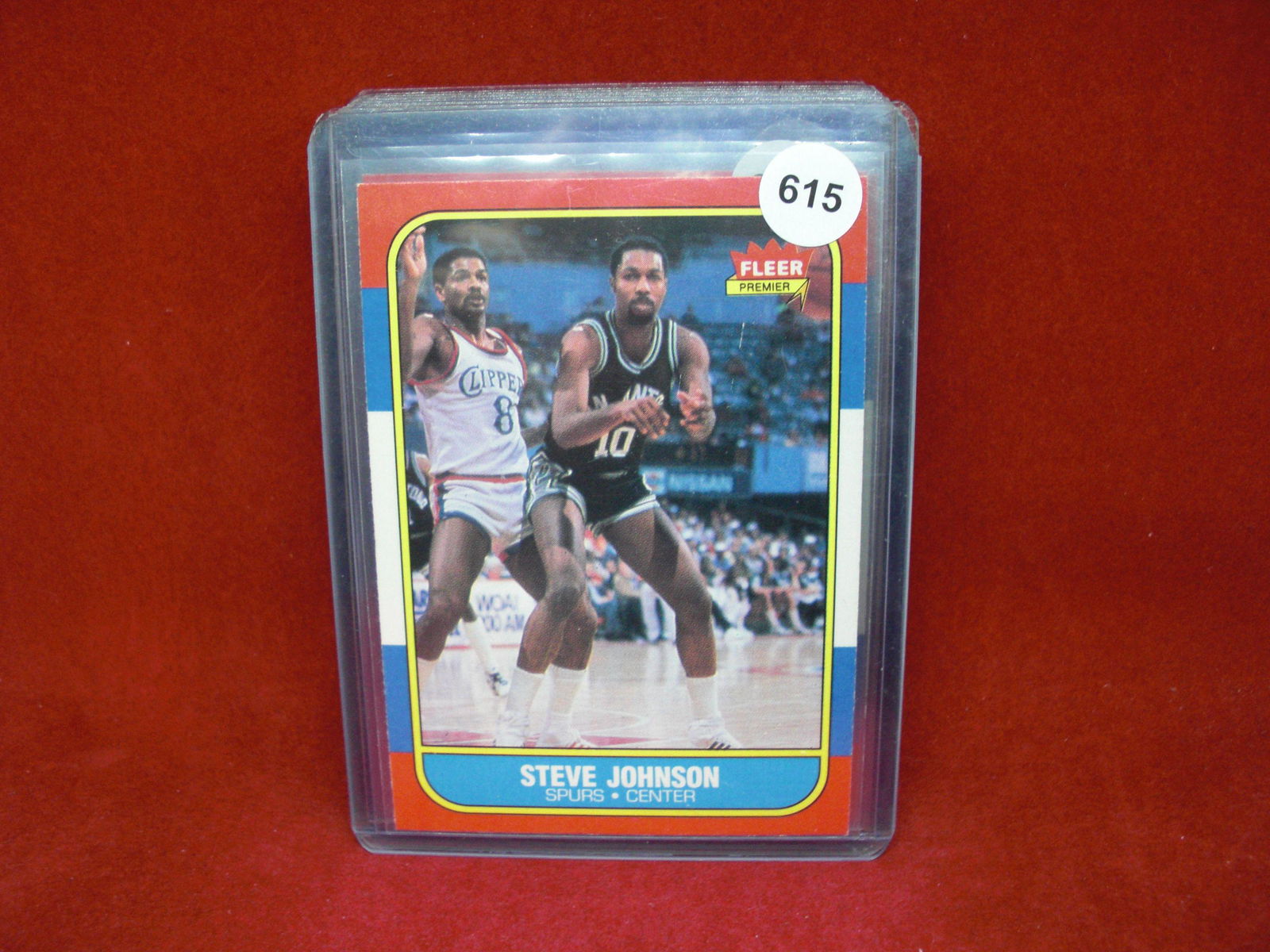 1986 fleer basketball Steve Johnson (1 of 1)