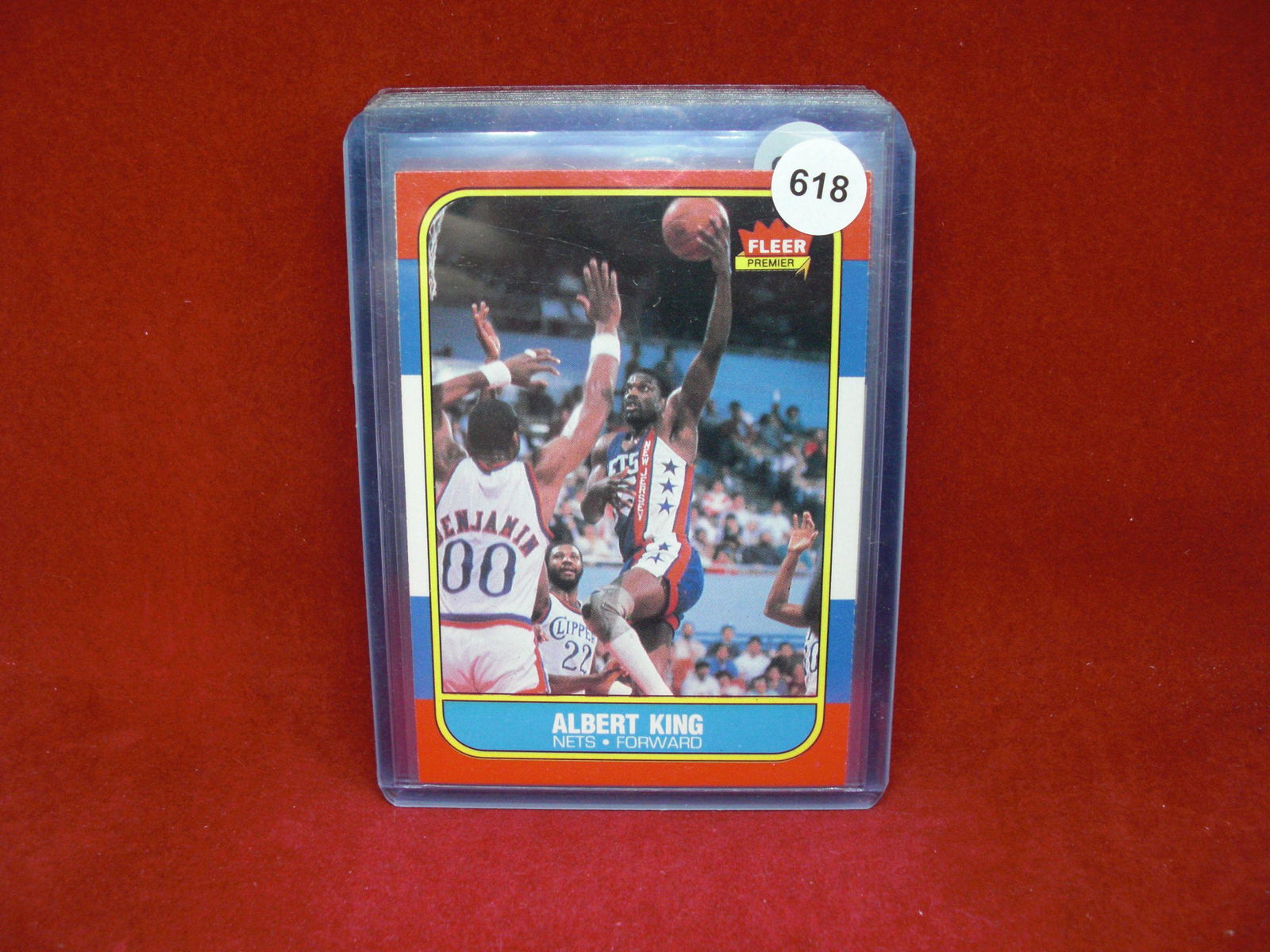 1986 fleer basketball Albert King (1 of 1)