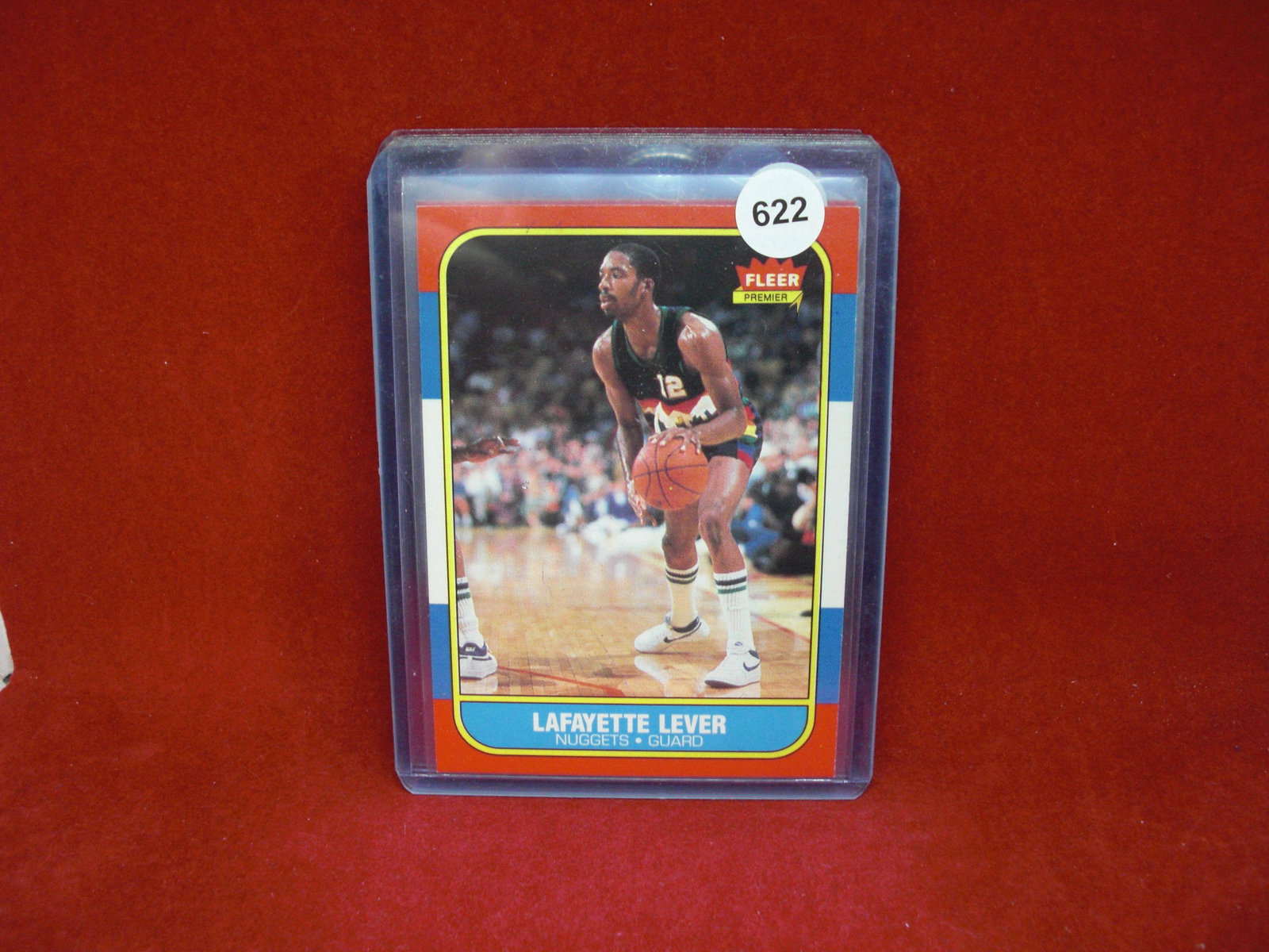 1986 fleer basketball Lafayette lever: better grade 1986 fleer set break!