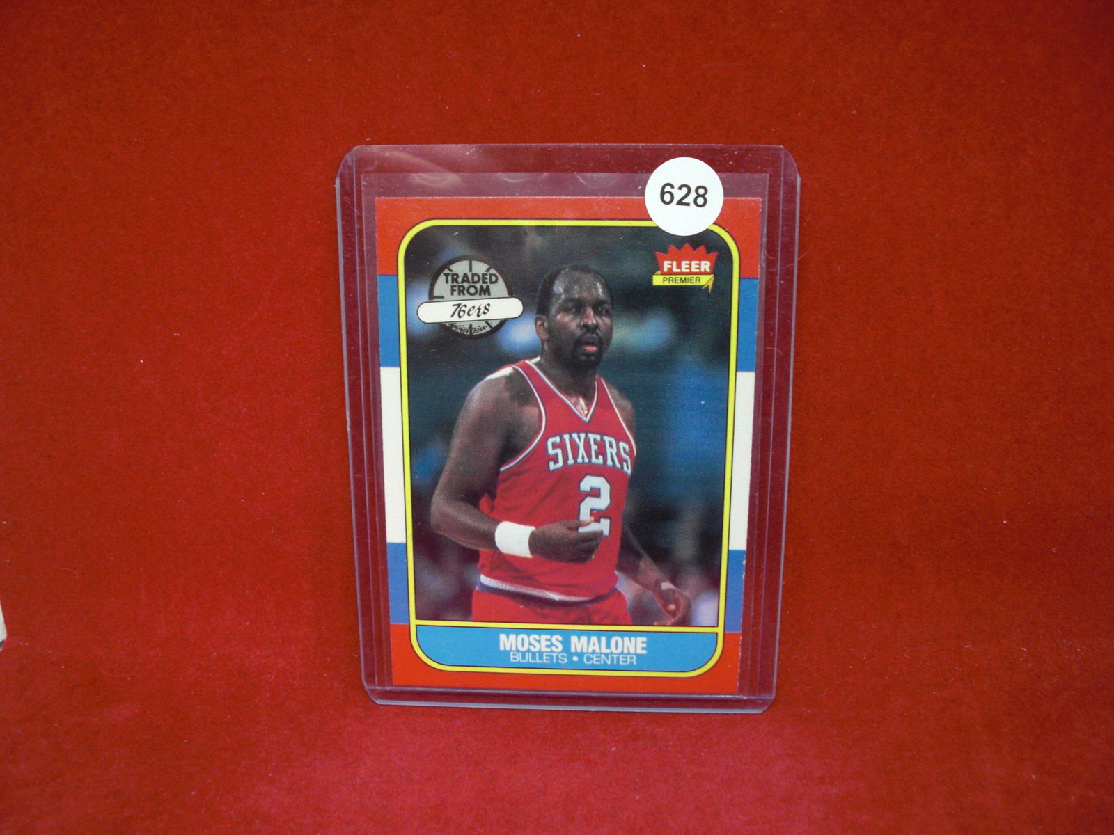 1986 fleer basketball Moses Malone: better grade 1986 fleer set break!