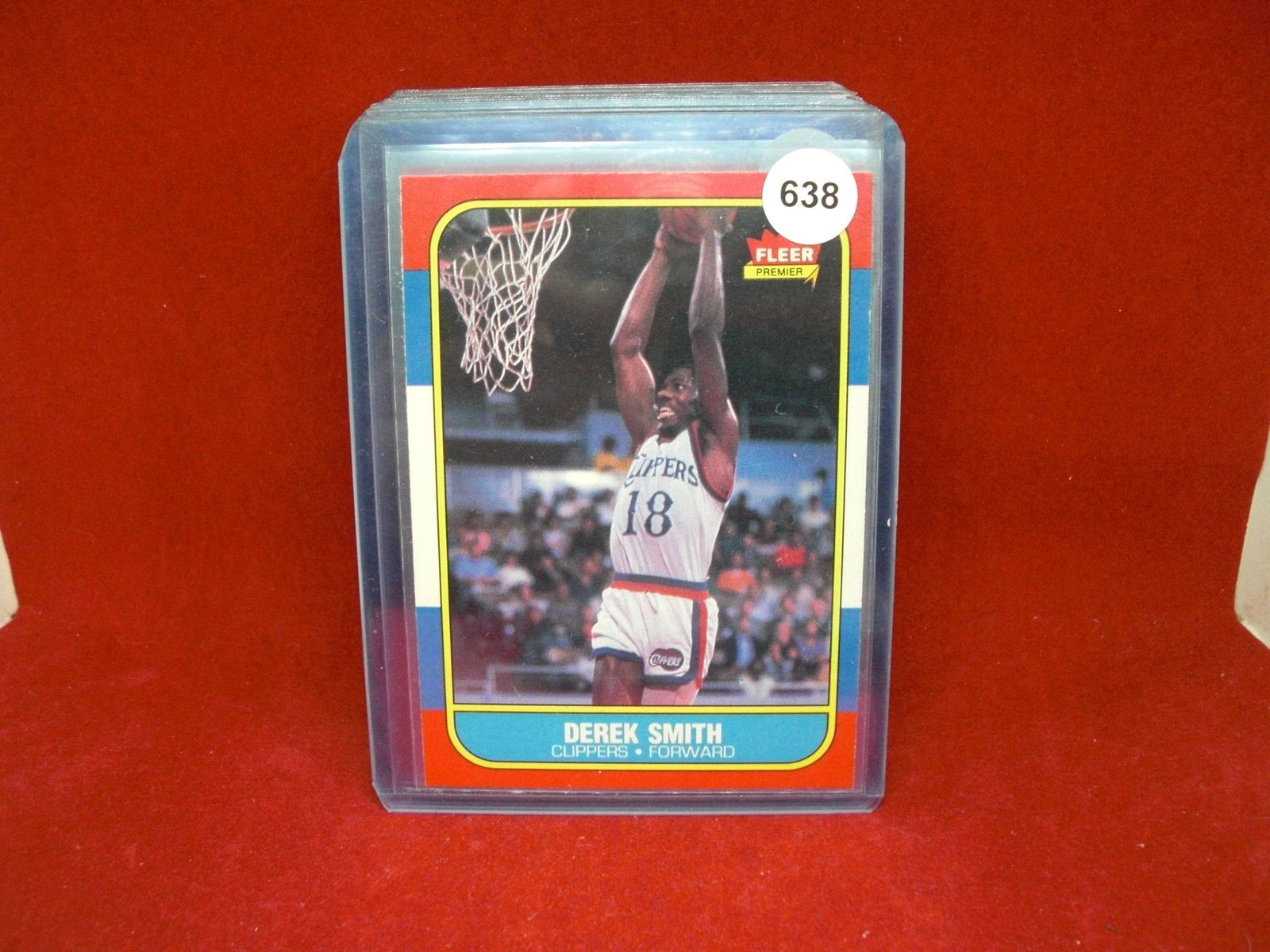 1986 fleer basketball Derek Smith (1 of 1)