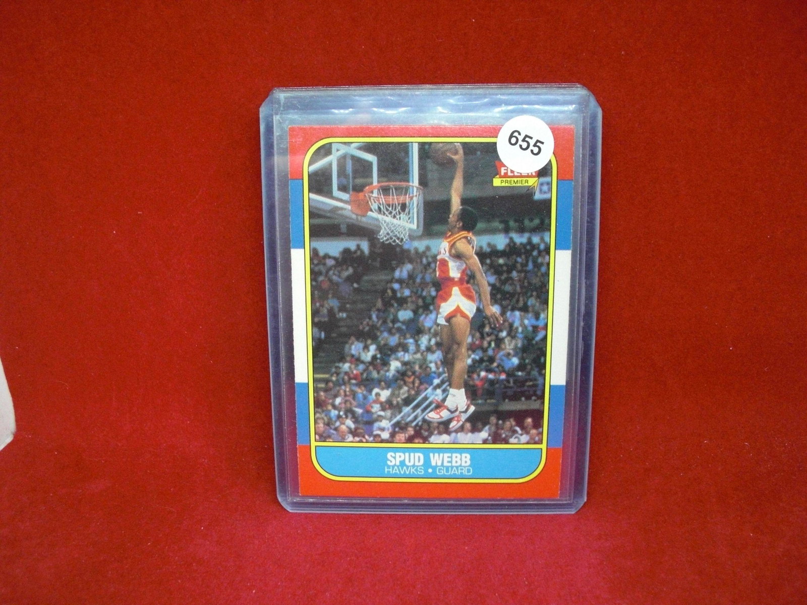 1986 fleer basketball spud webb (1 of 1)
