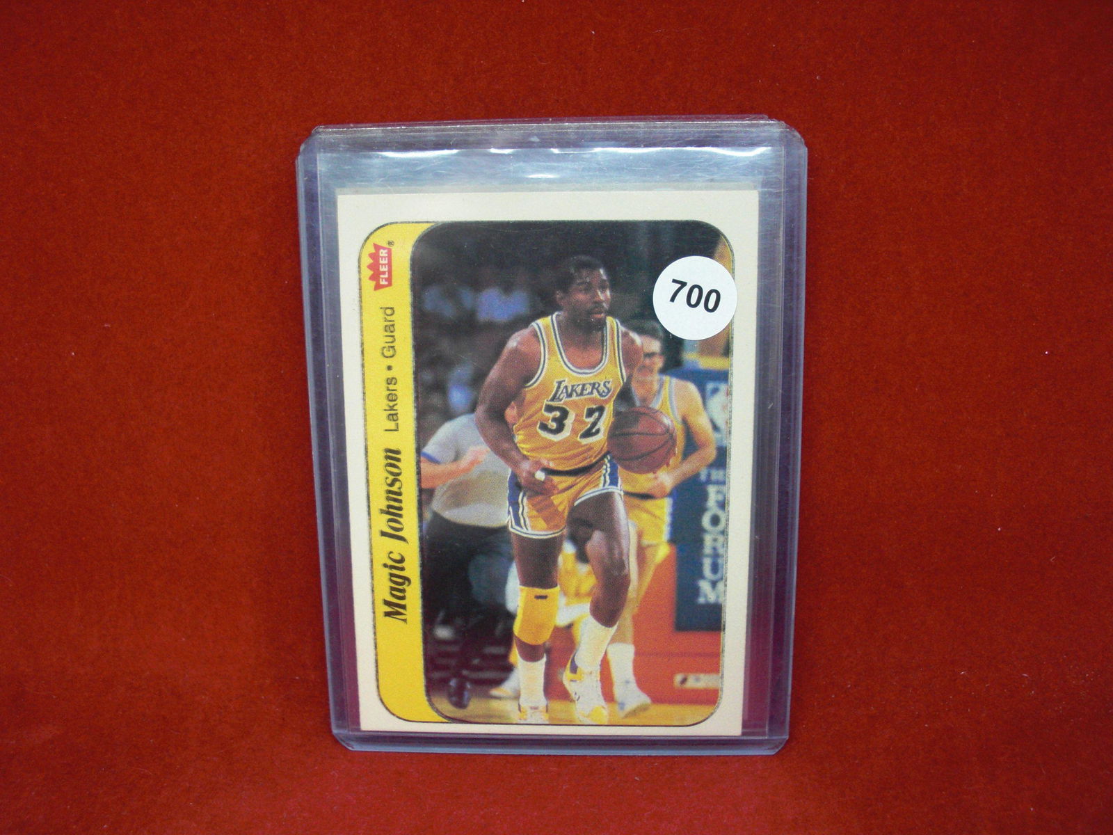 1986 fleer sticker Magic Johnson (1 of 1)