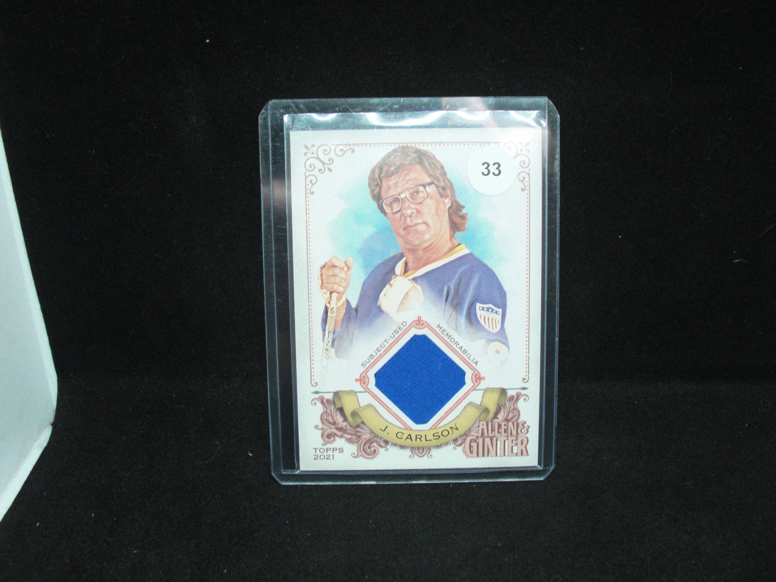 jeff carlson actors relic card: jeff carlson actors relic card