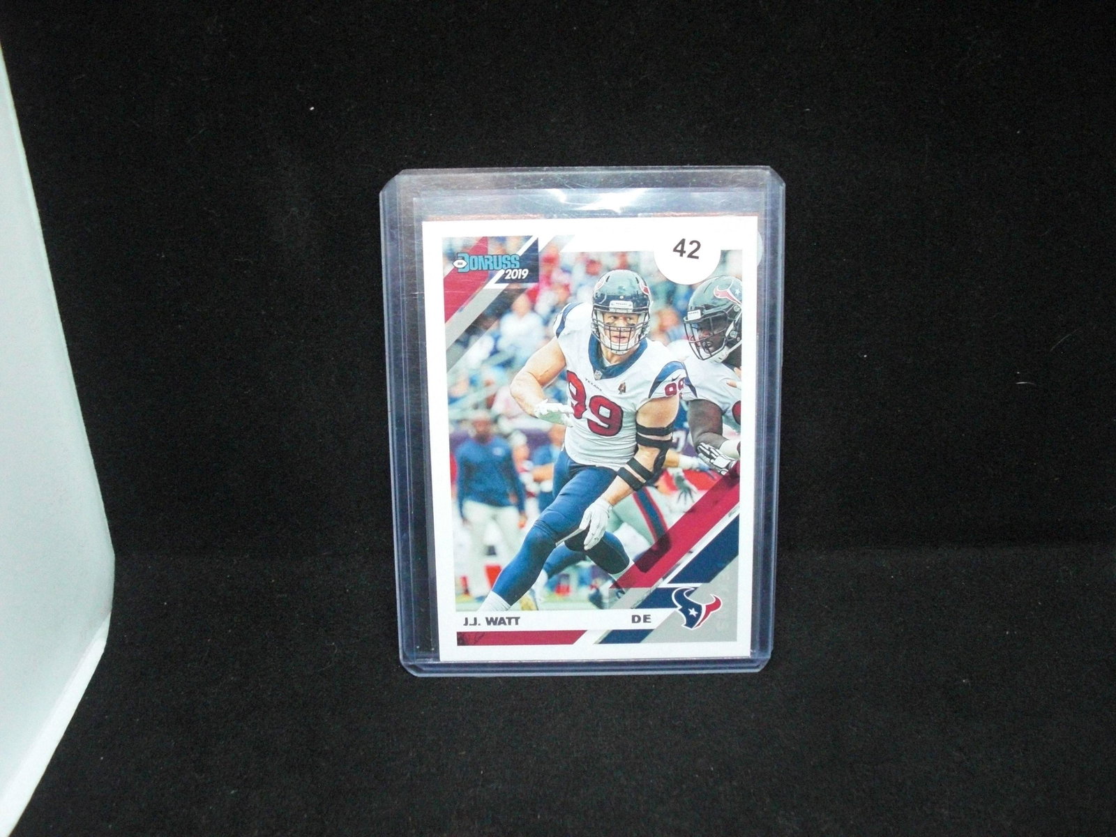 jj watt 2019 donruss: aqueous test card rare