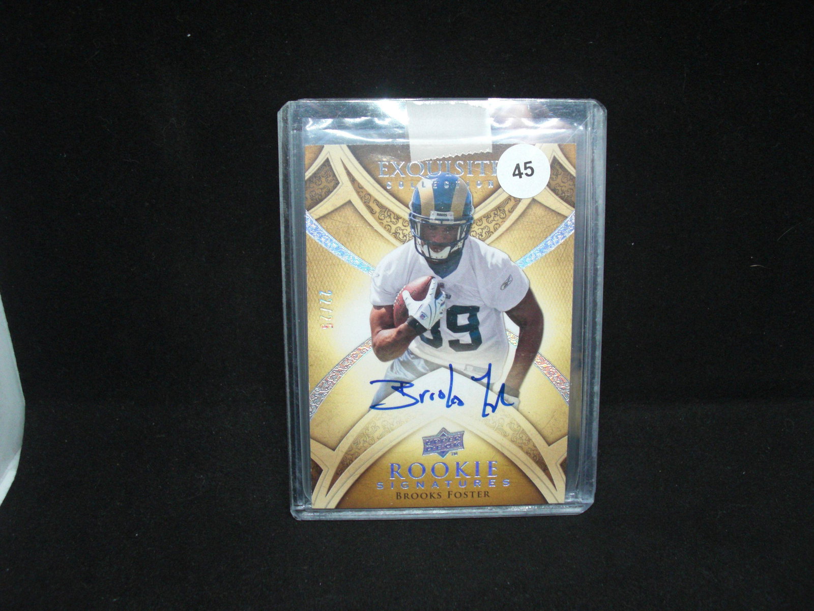 brooks foster rookie signatures 22/25: brooks foster rookie signatures 22/25