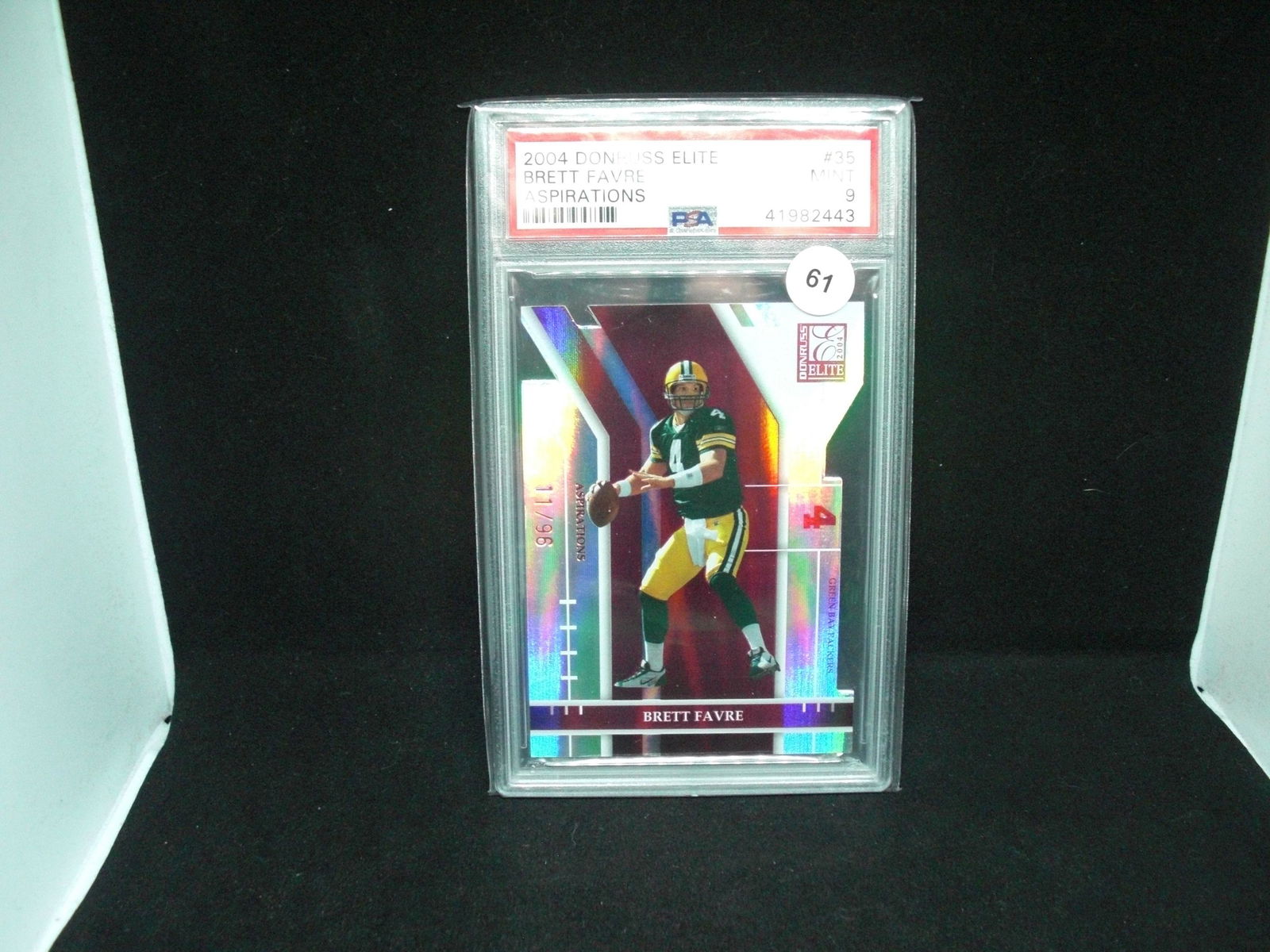 psa graded 9 brett favre elite 11/96 (1 of 1)