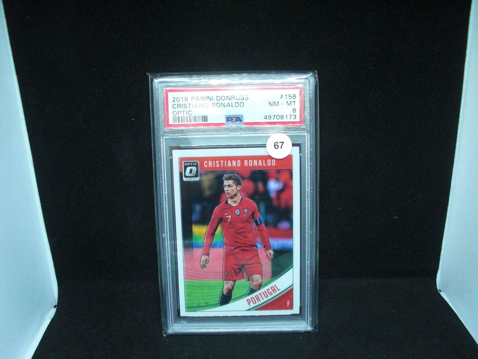 psa 8 cristiano ronaldo 2018 optic: psa 8 cristiano ronaldo 2018 optic