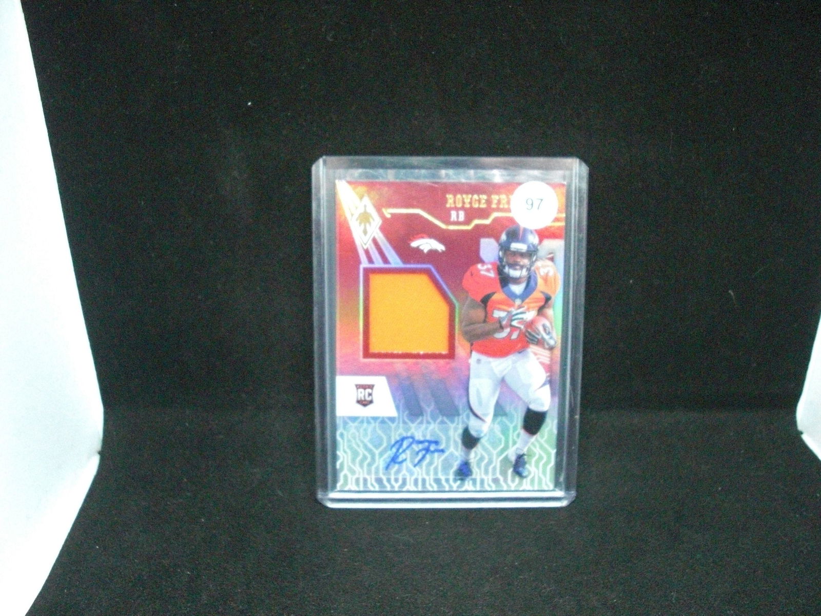 royce freeman rookie jersey auto 016/160 (1 of 1)