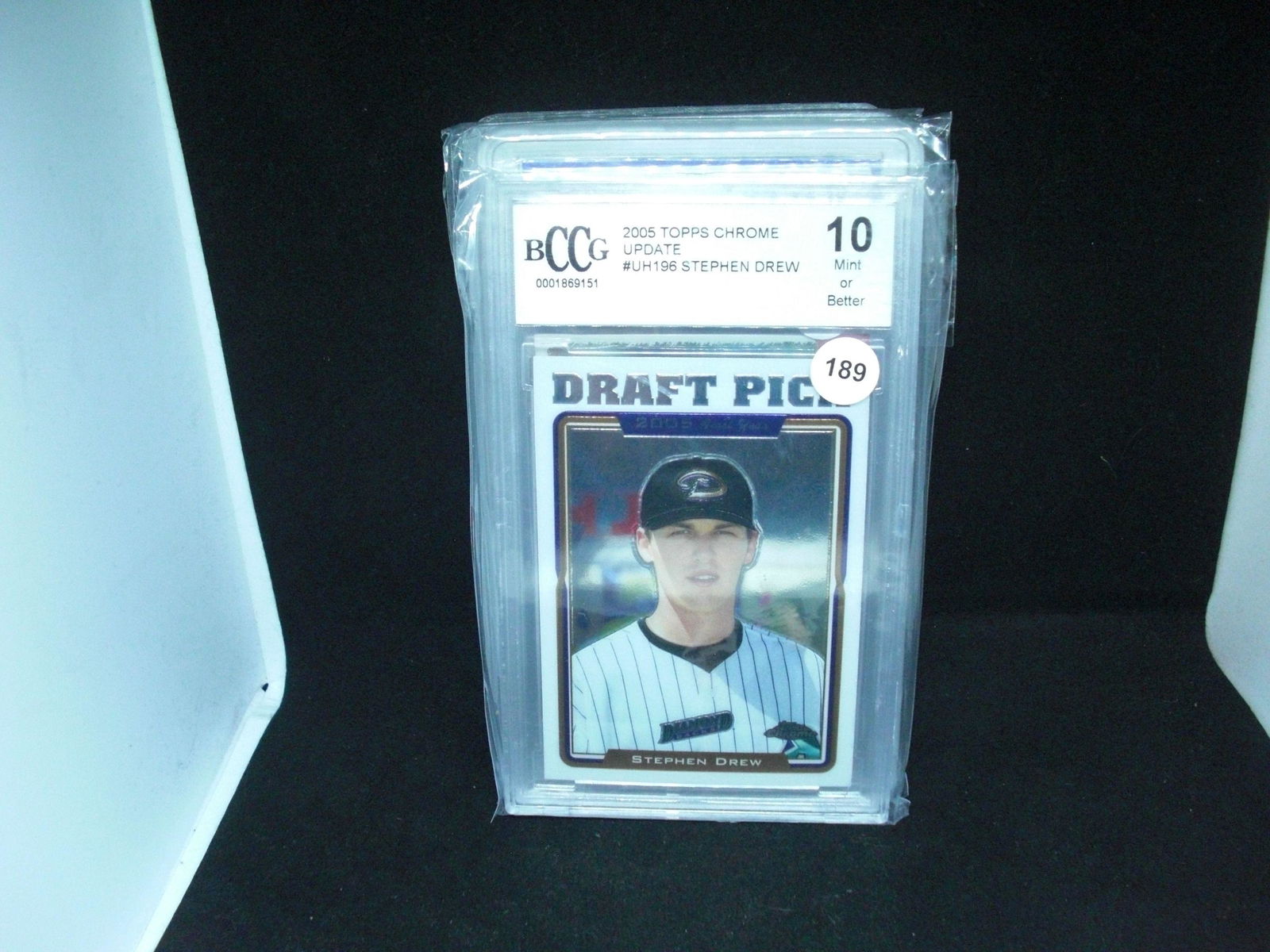 bccg graded 10 mint stephen drew rookie (1 of 1)